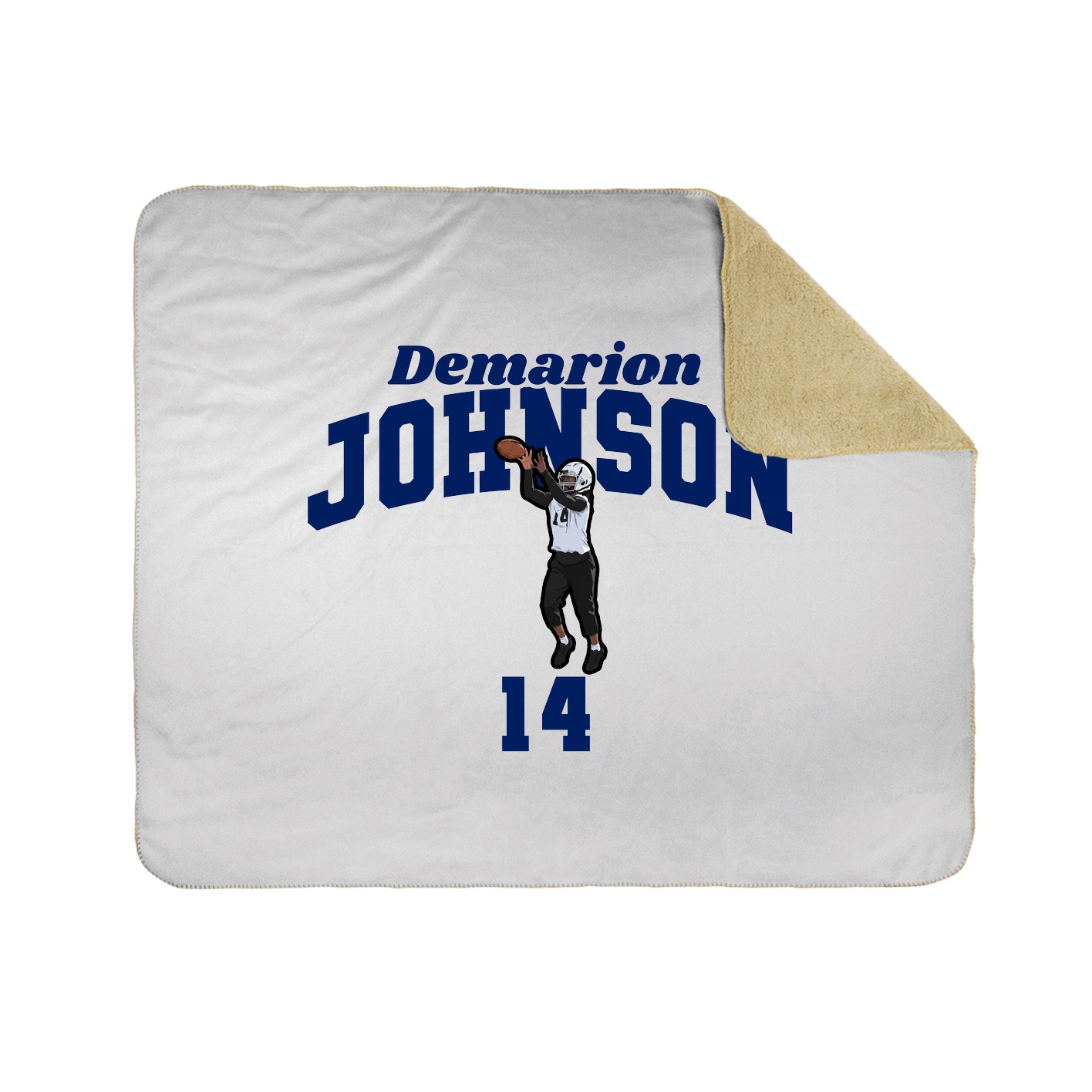 Throw Blanket — Signature Arch in White
