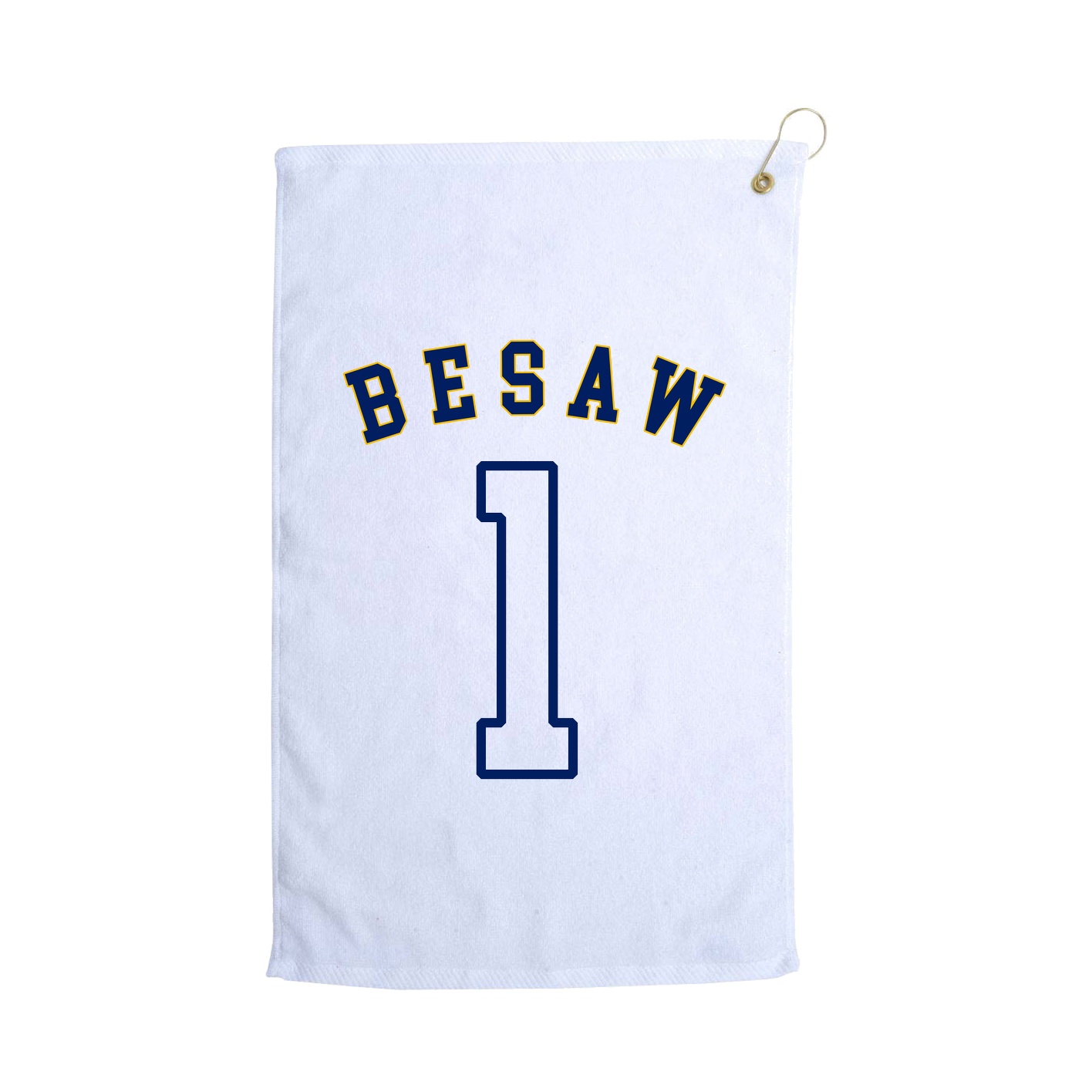 Golf Towel — Shirsey Arch in White