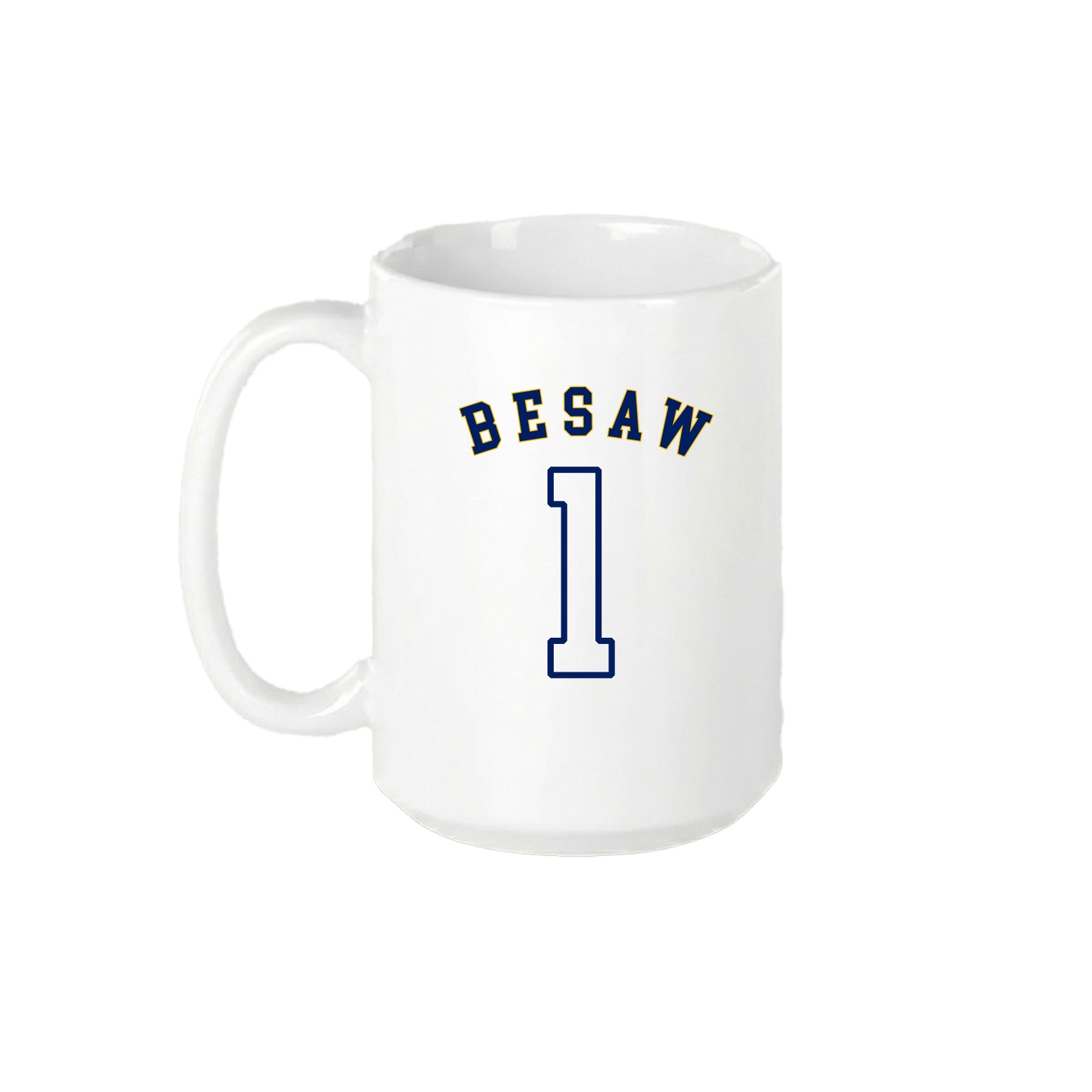 15oz Coffee Mug — Shirsey Arch in White