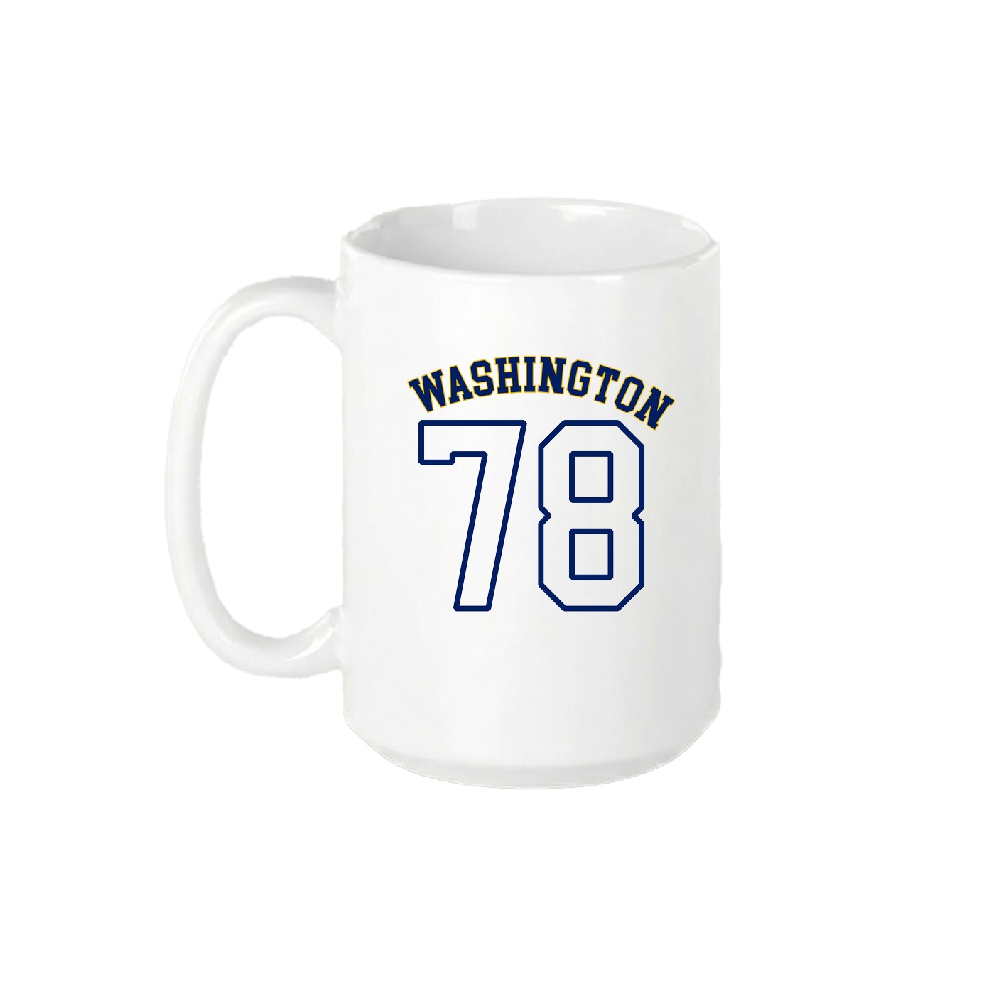 15oz Coffee Mug — Shirsey Arch in White
