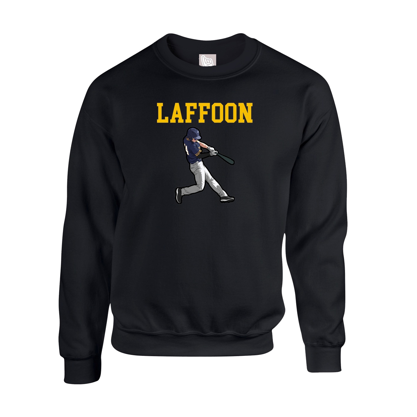 Fleece Crew — Shirsey in Black