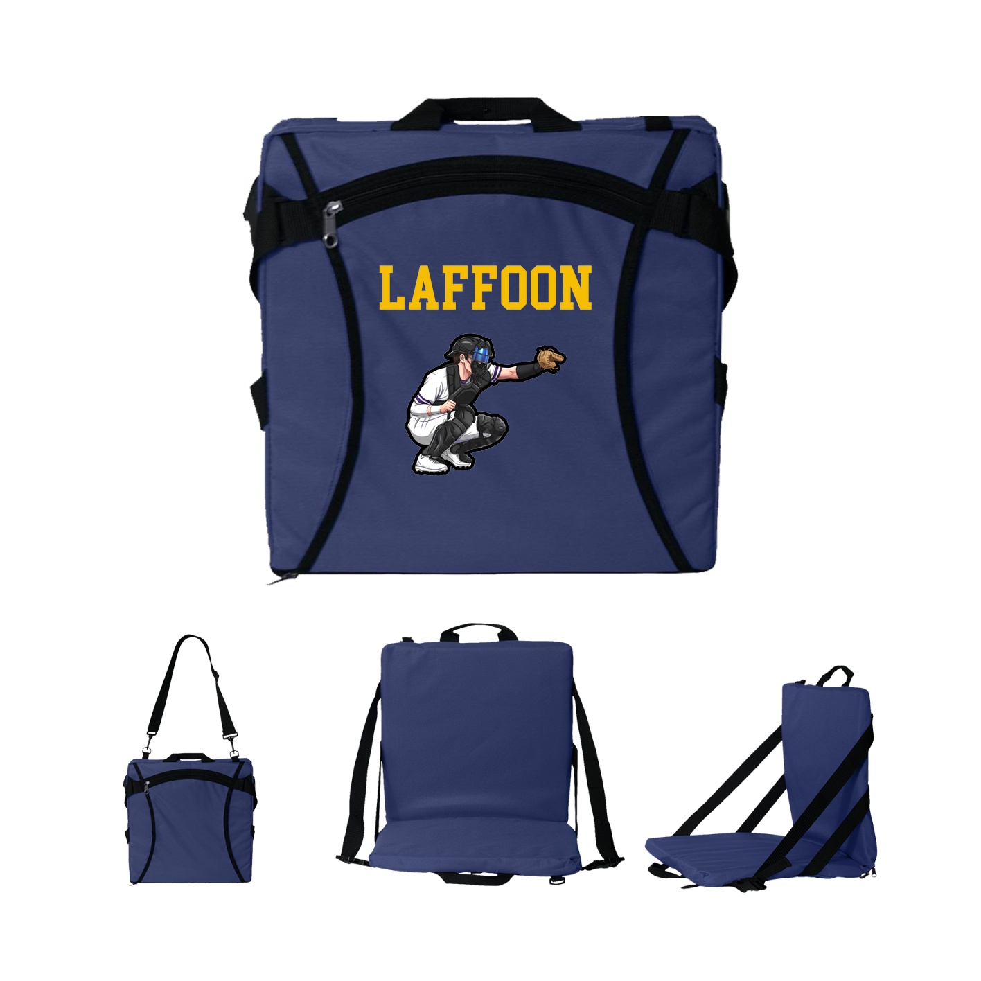 Folding Stadium Seat — Shirsey in Navy