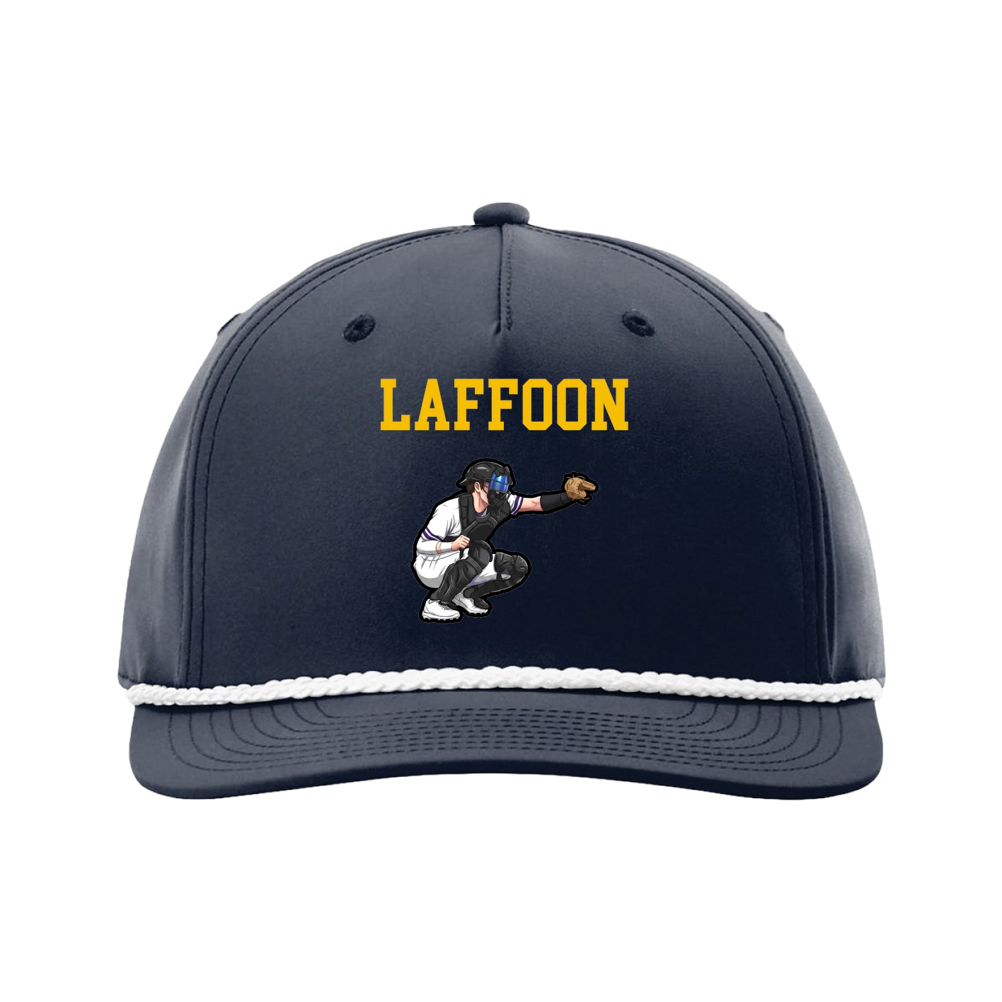 Five-Panel Classic Rope Cap — Shirsey in Navy