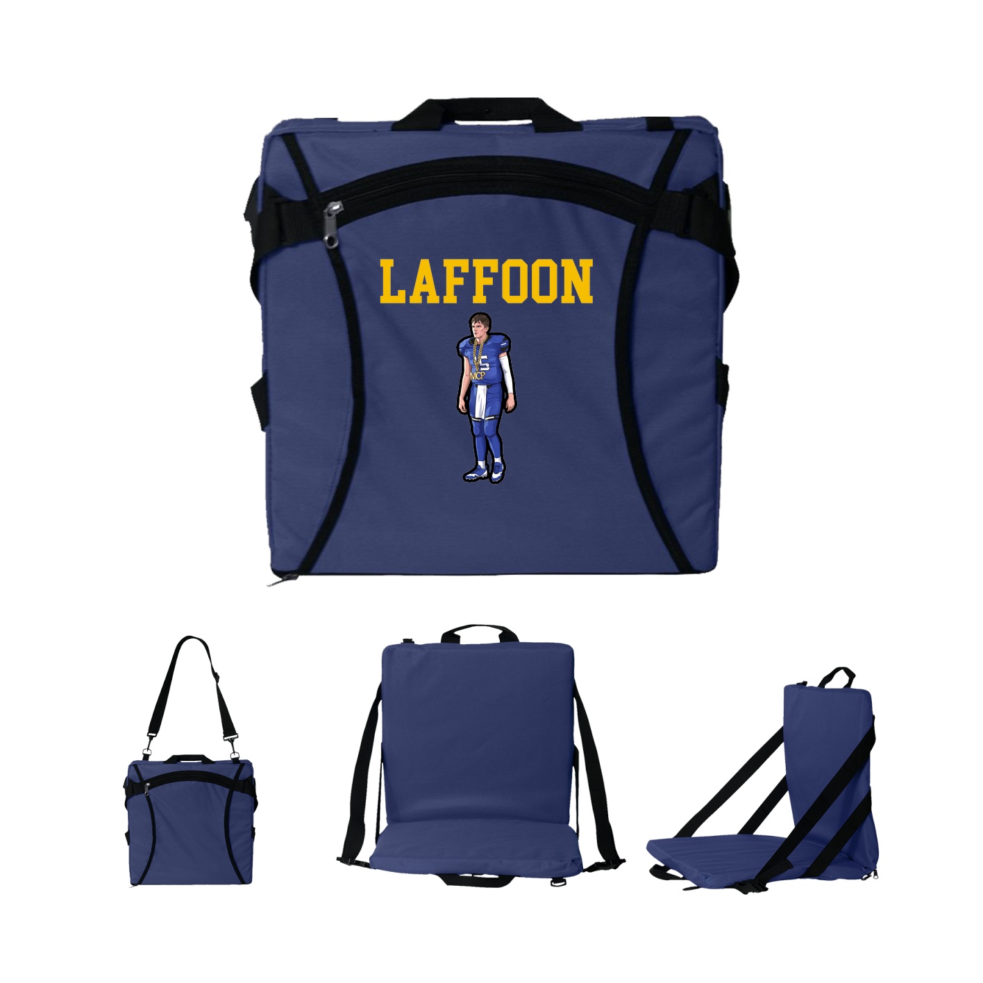 Folding Stadium Seat — Shirsey in Navy