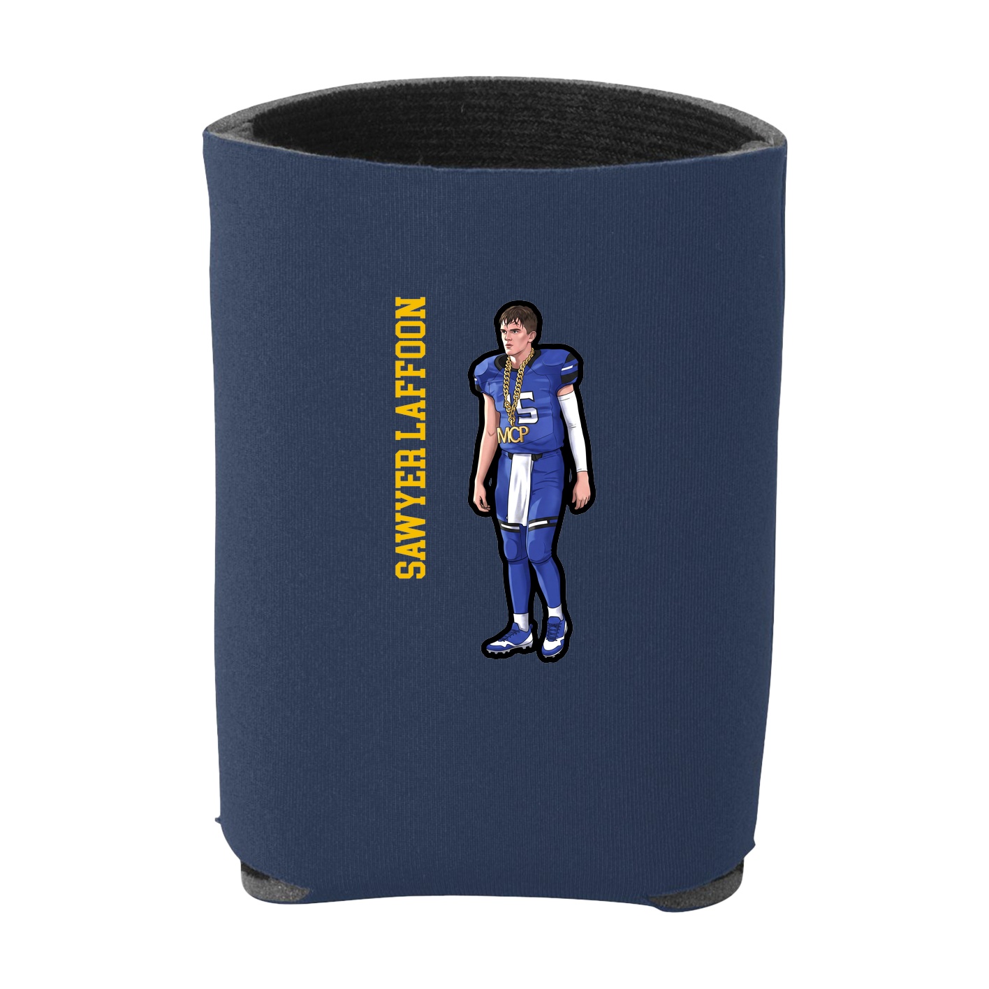 Can Holder — Name Vertical in Navy