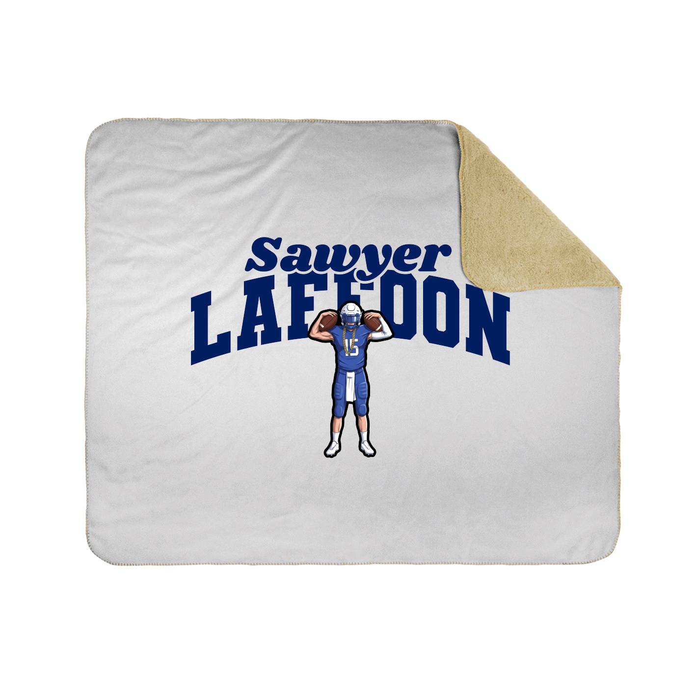 Throw Blanket — Signature Arch in White