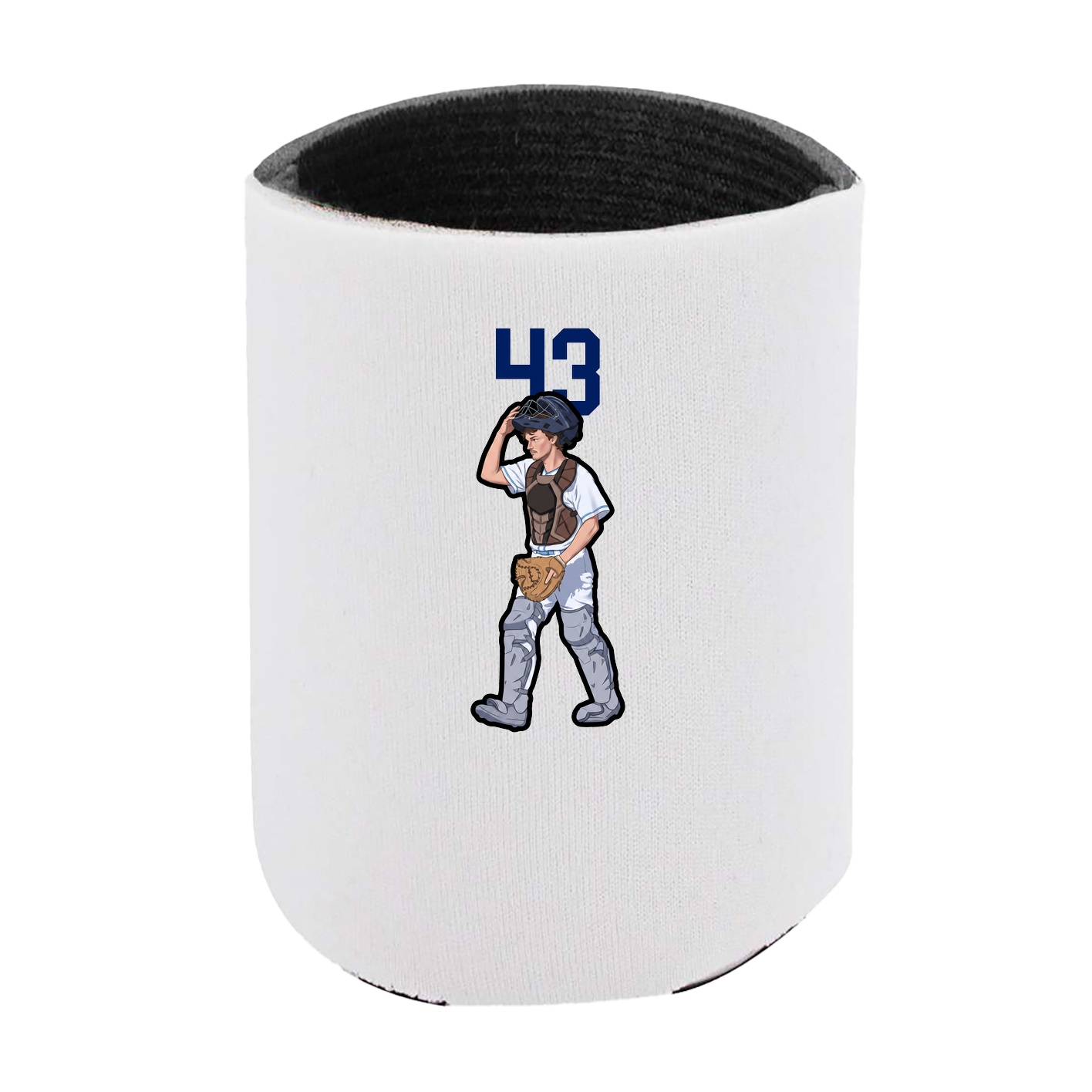 Can Holder — Number Top in White