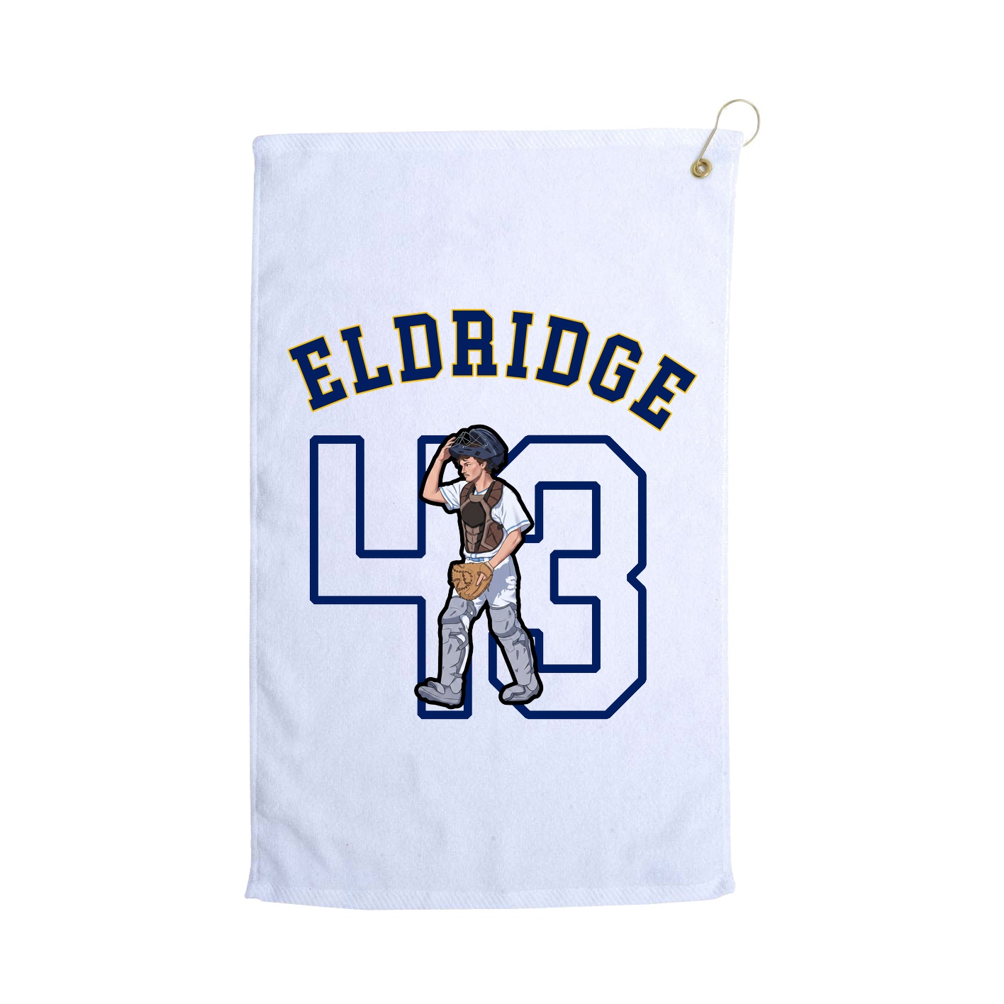 Golf Towel — Shirsey Arch in White