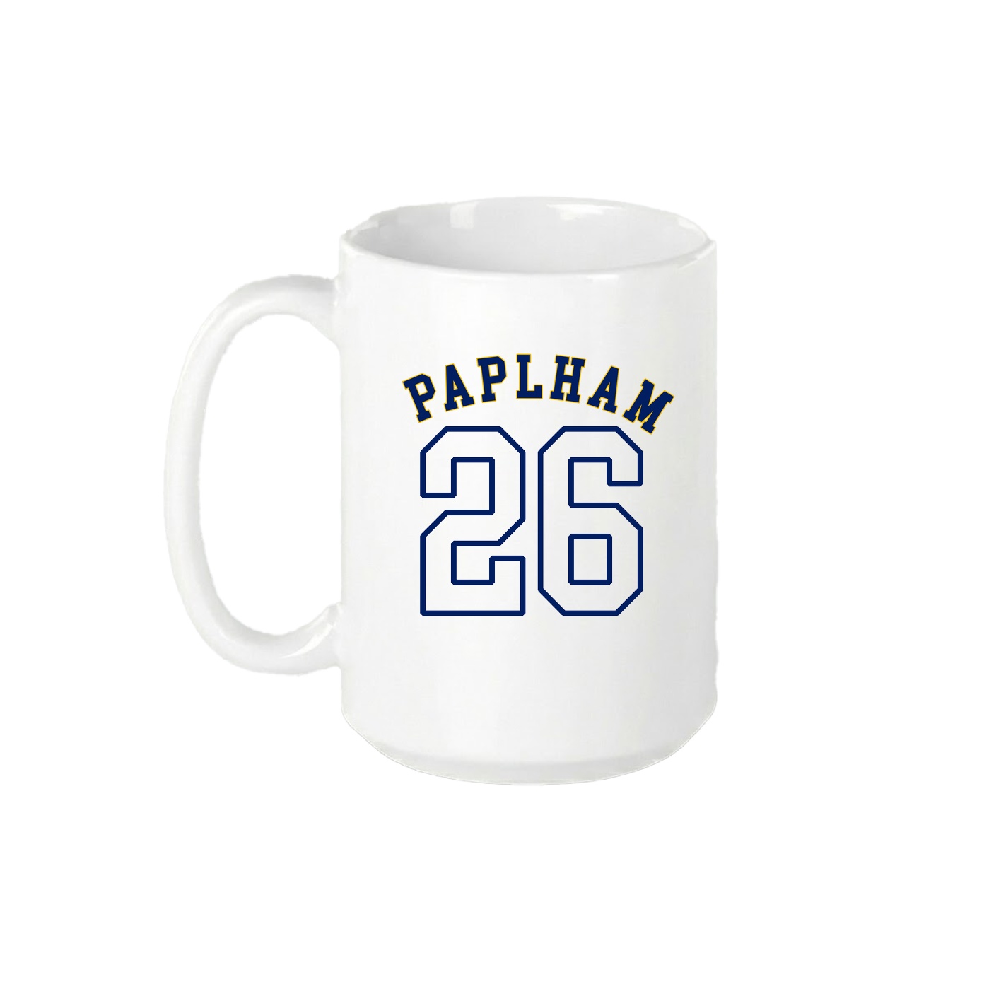 15oz Coffee Mug — Shirsey Arch in White