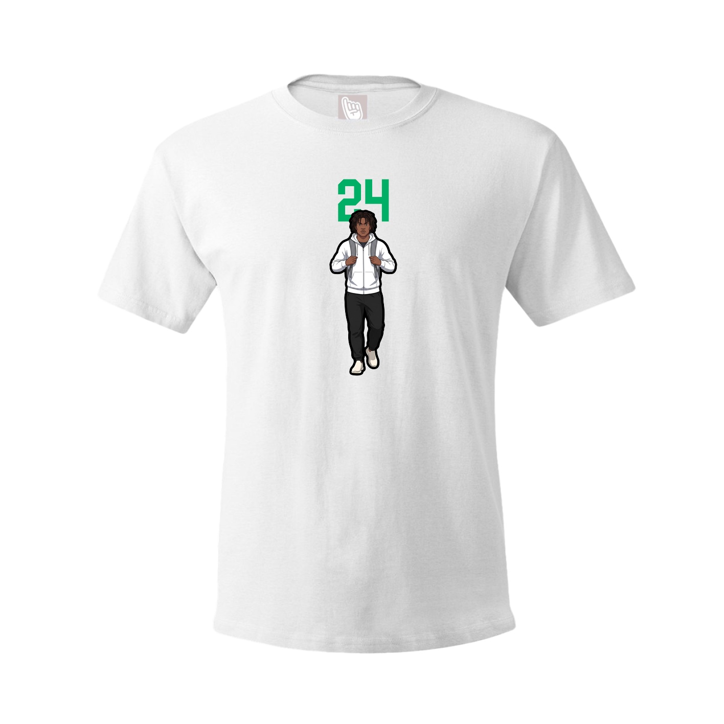 Tee — Number Top in White