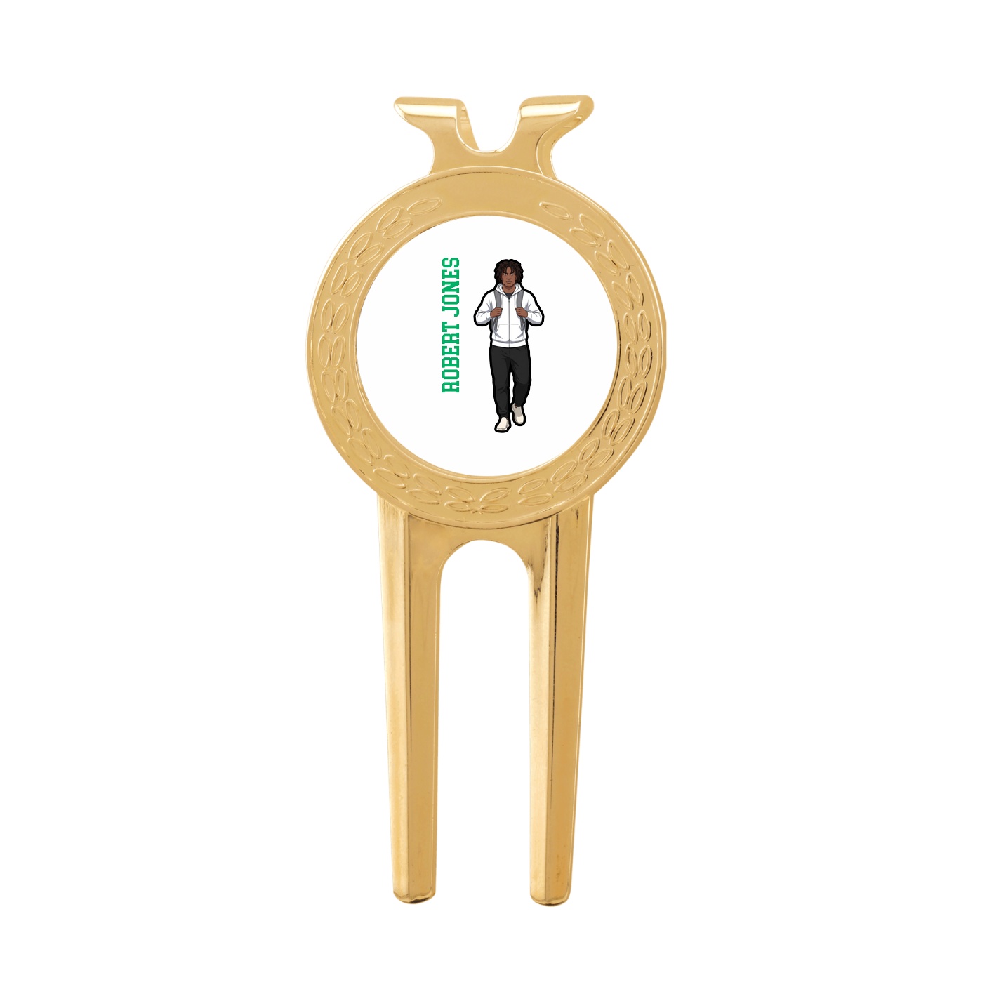 Divot Tool with Ball Marker — Name Vertical in Classic
