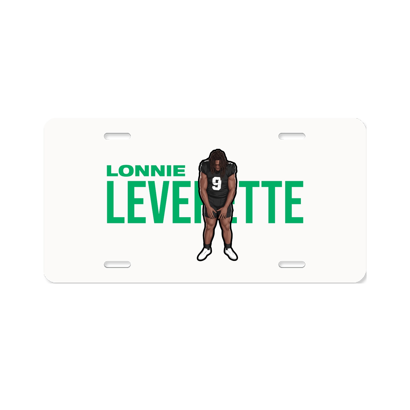 License Plate — Player Name in Classic