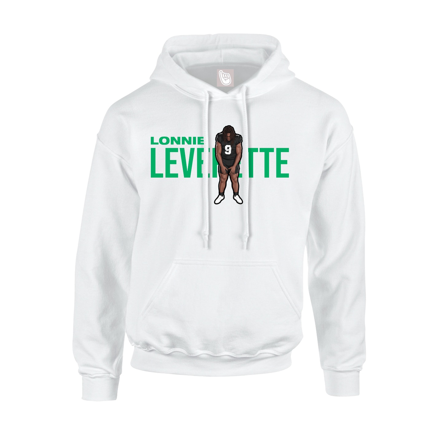 Hoodie — Player Name in White