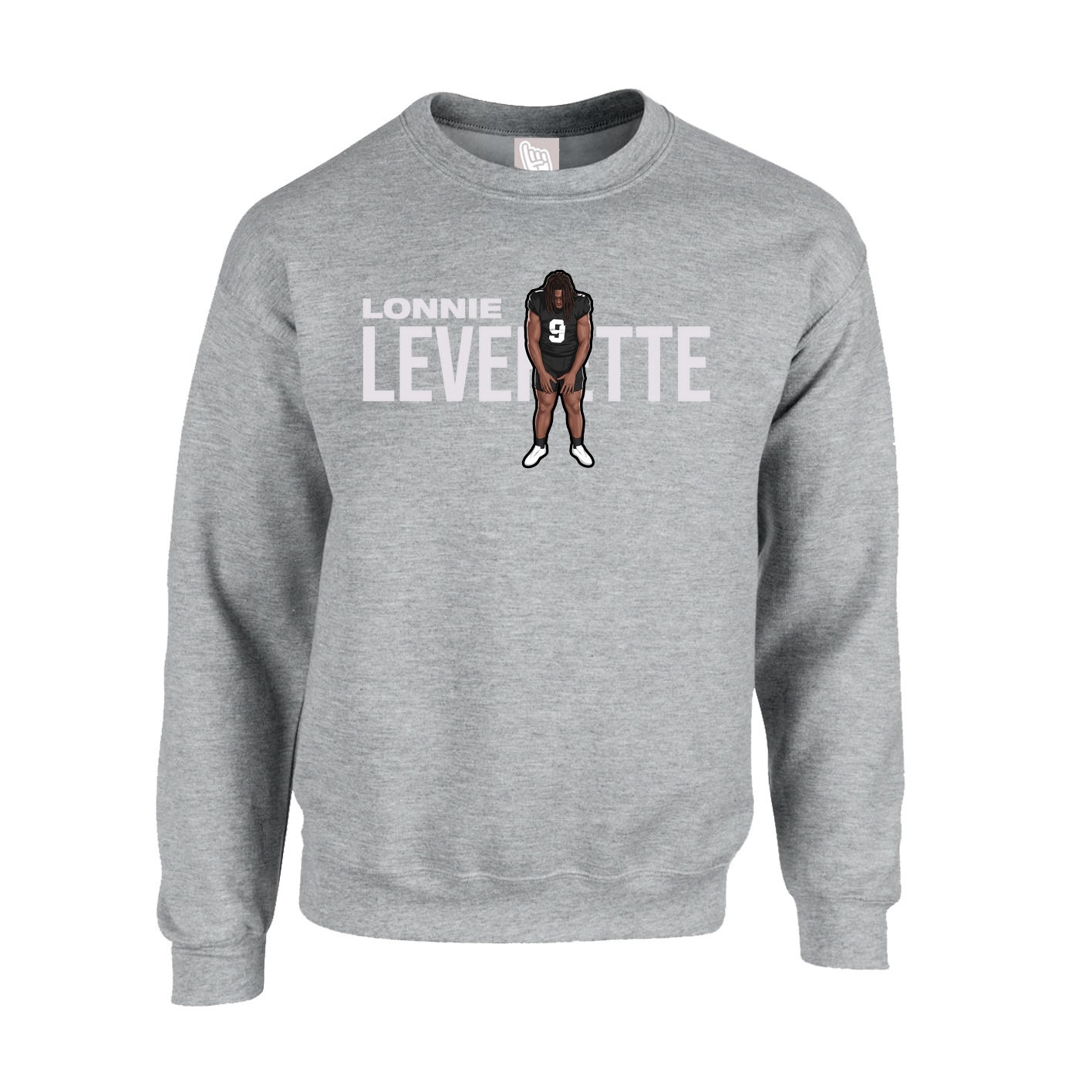 Fleece Crew — Player Name in Grey