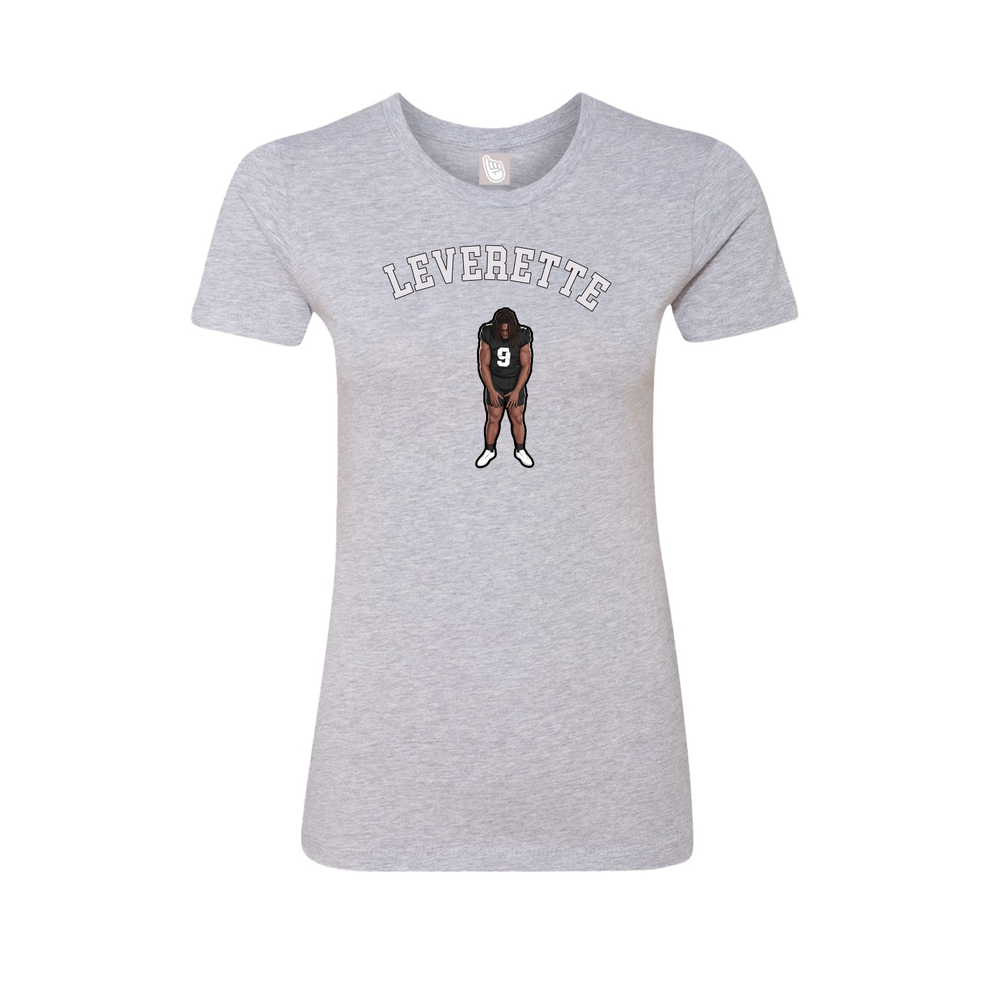 Fitted Women's Tee — Shirsey Arch in Grey