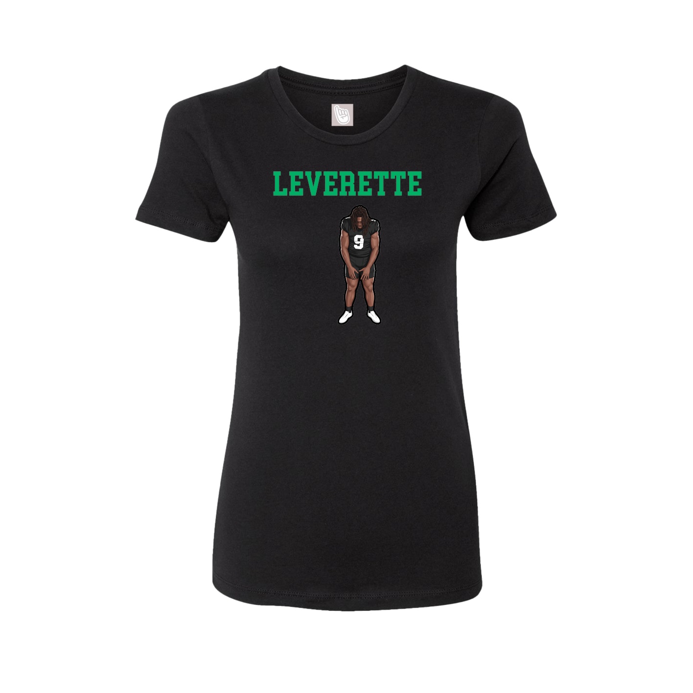 Fitted Women's Tee — Shirsey in Black