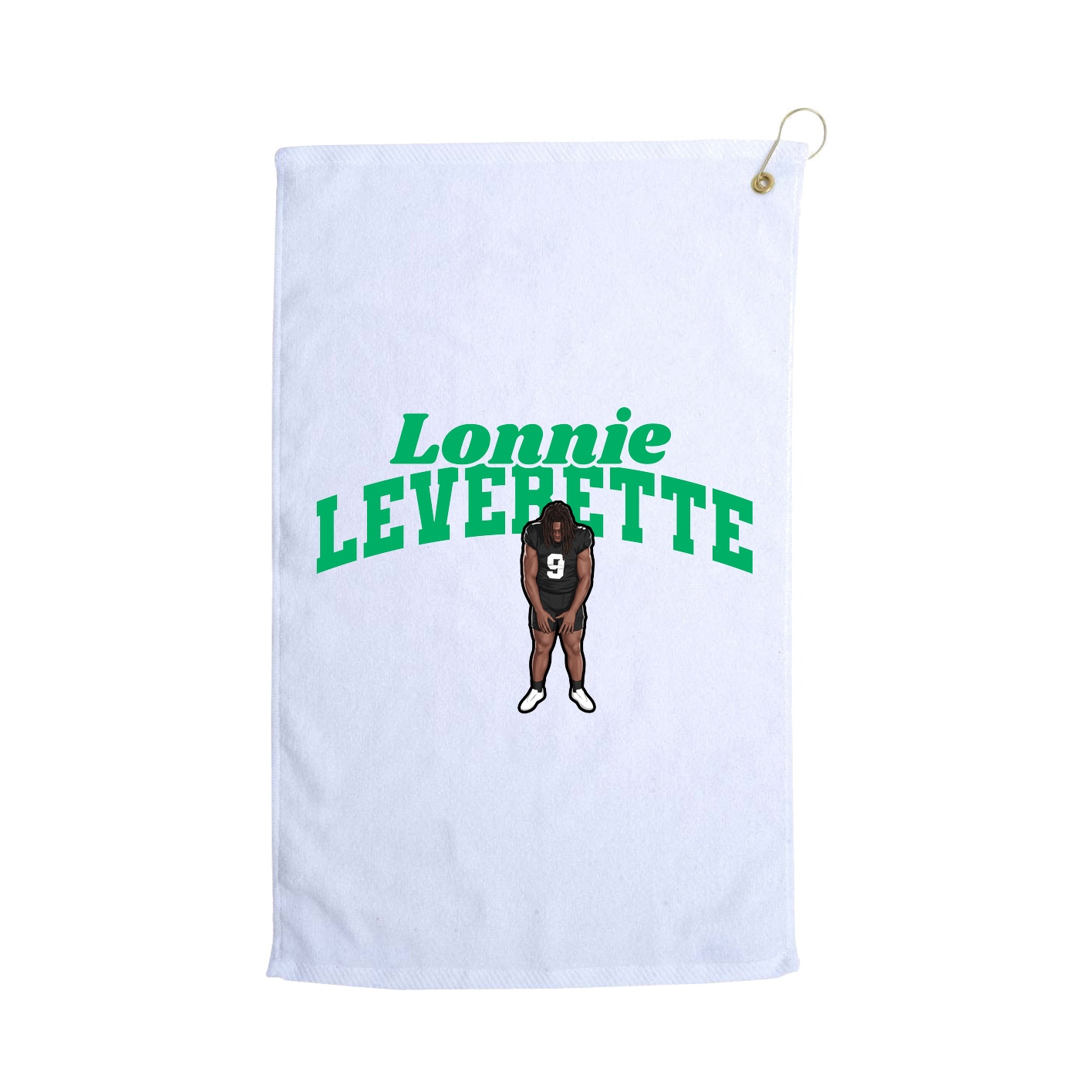 Golf Towel — Signature Arch in White