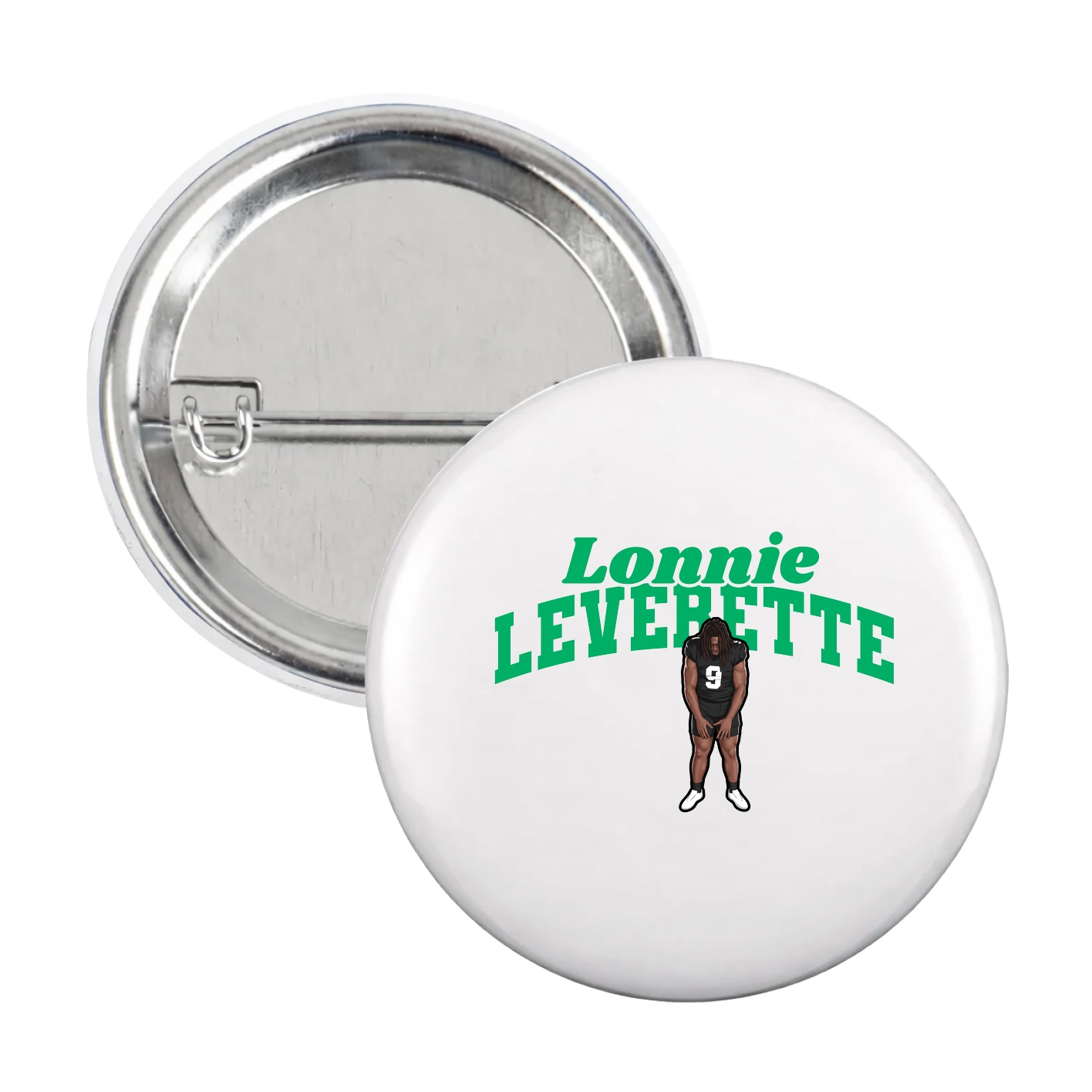 Game Day Button — Signature Arch in White