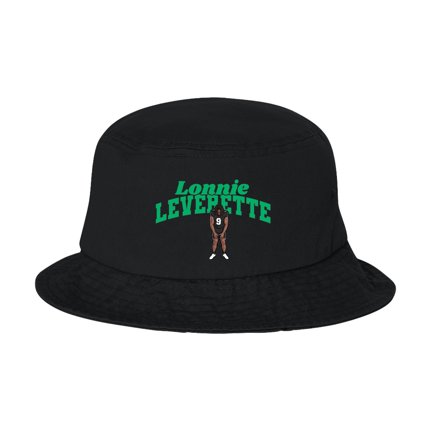 Bucket Cap — Signature Arch in Black