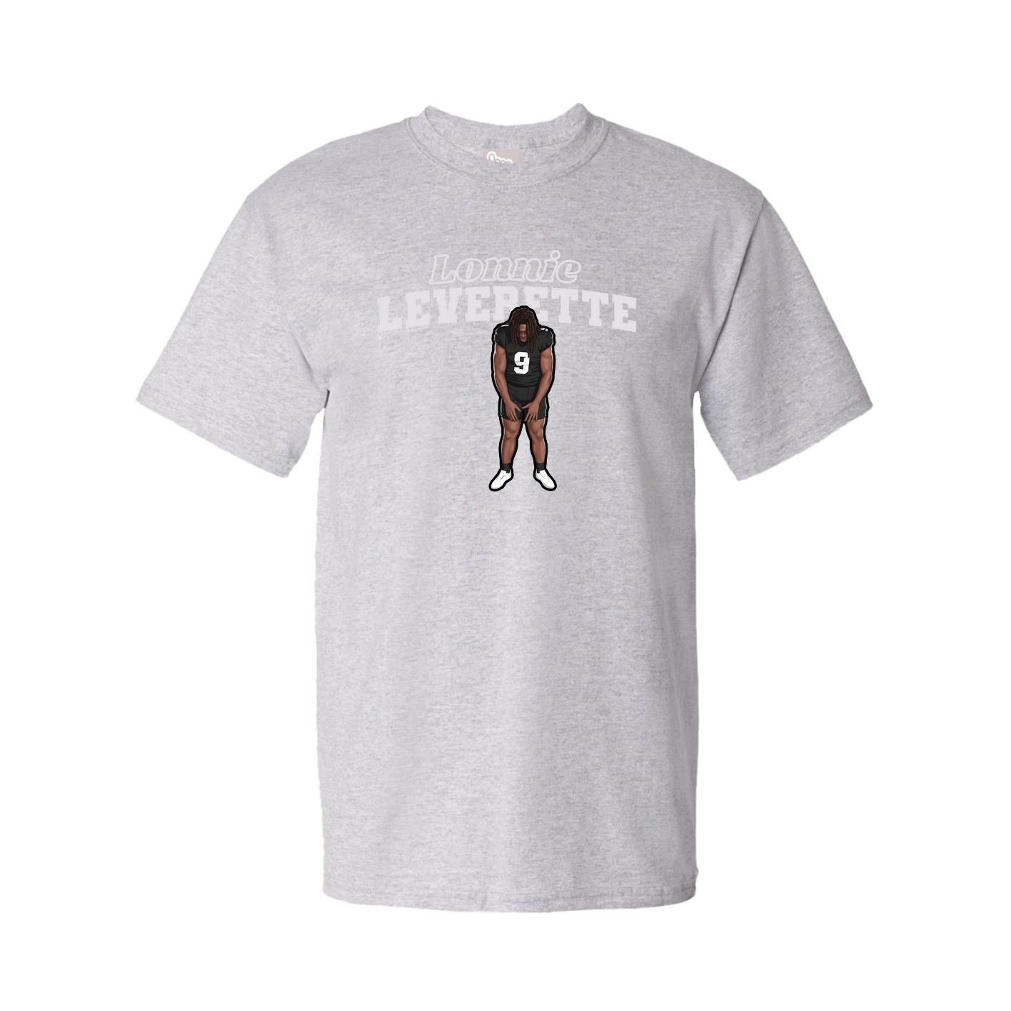 Tee — Name Arch in Grey