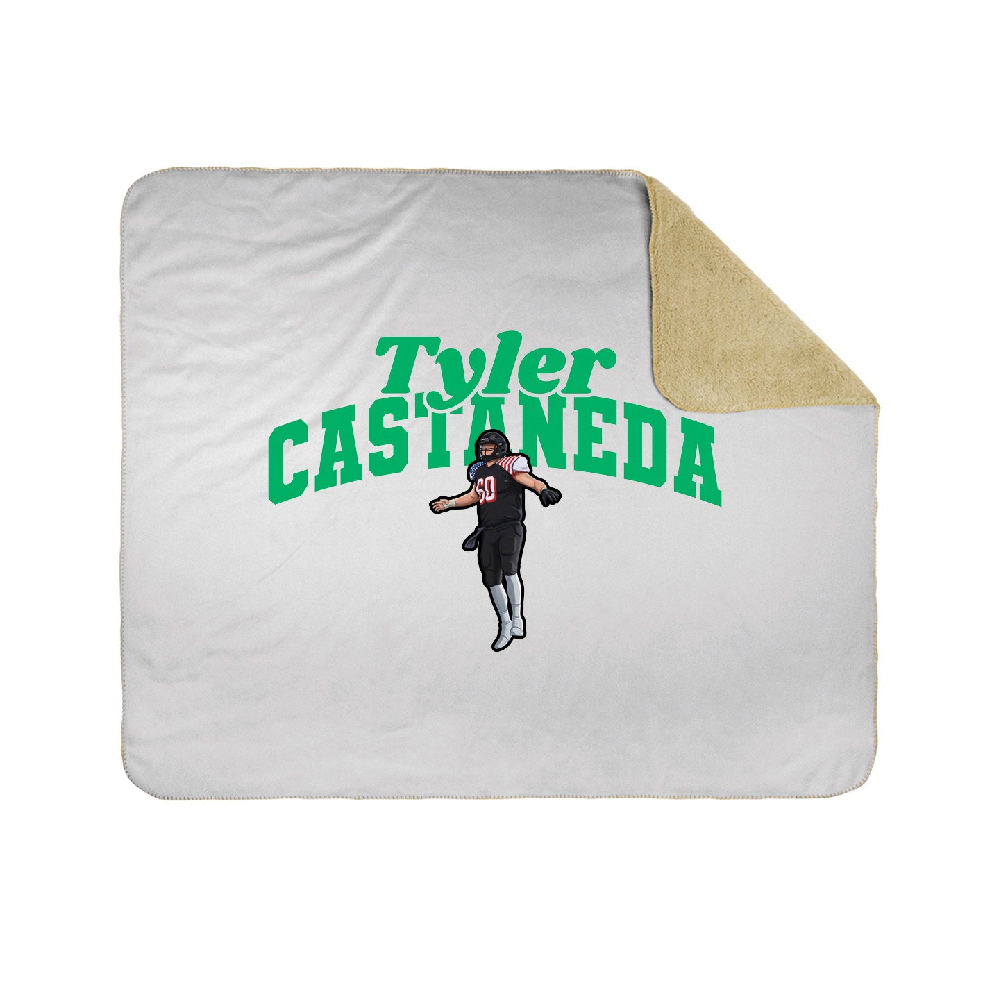 Throw Blanket — Signature Arch in White