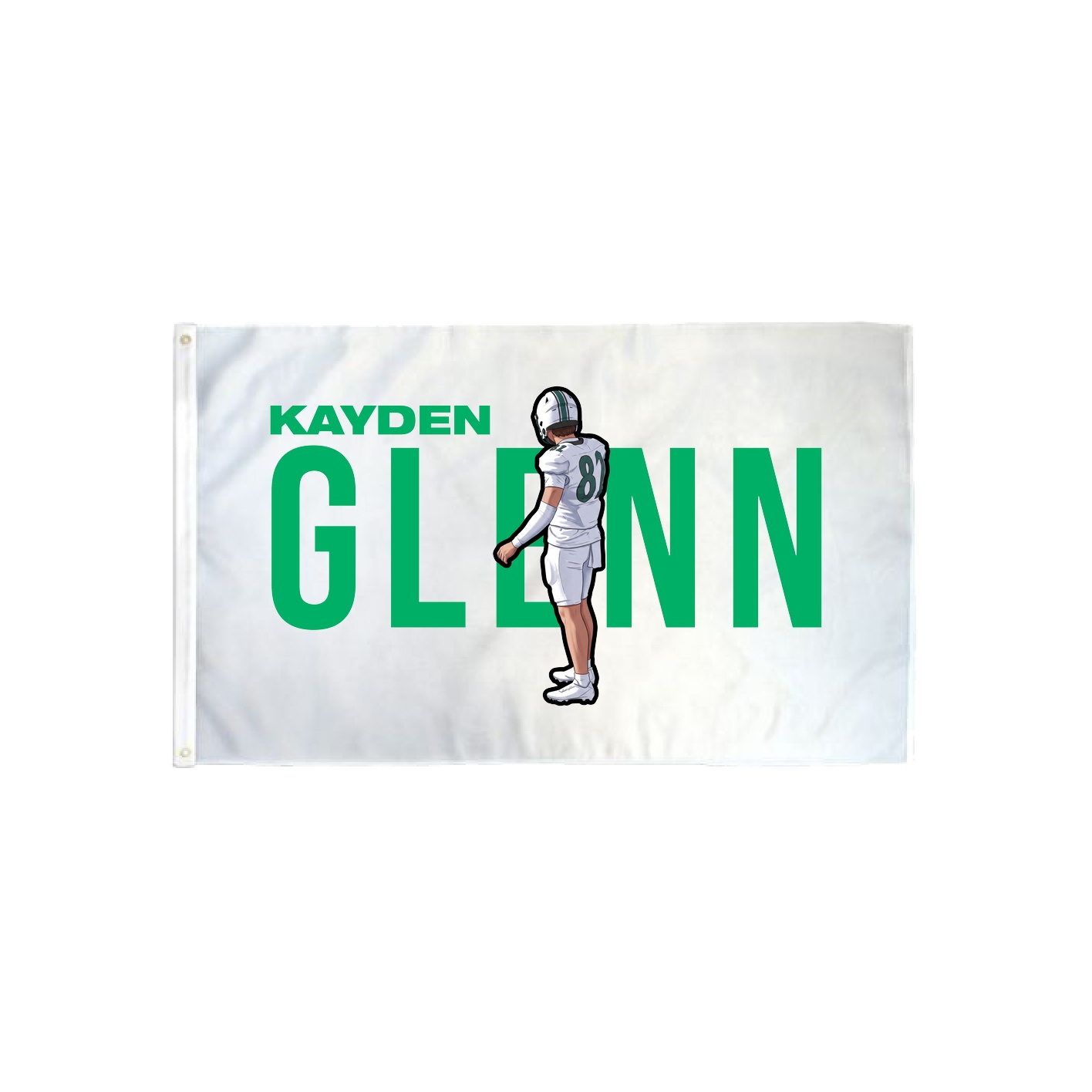 3x5 Flag — Player Name in Classic