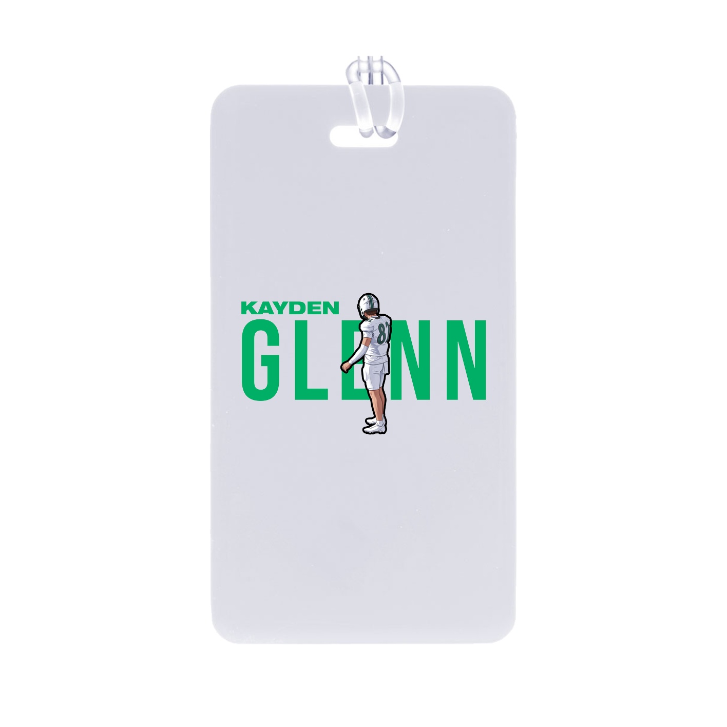 Bag Tag — Player Name in Classic