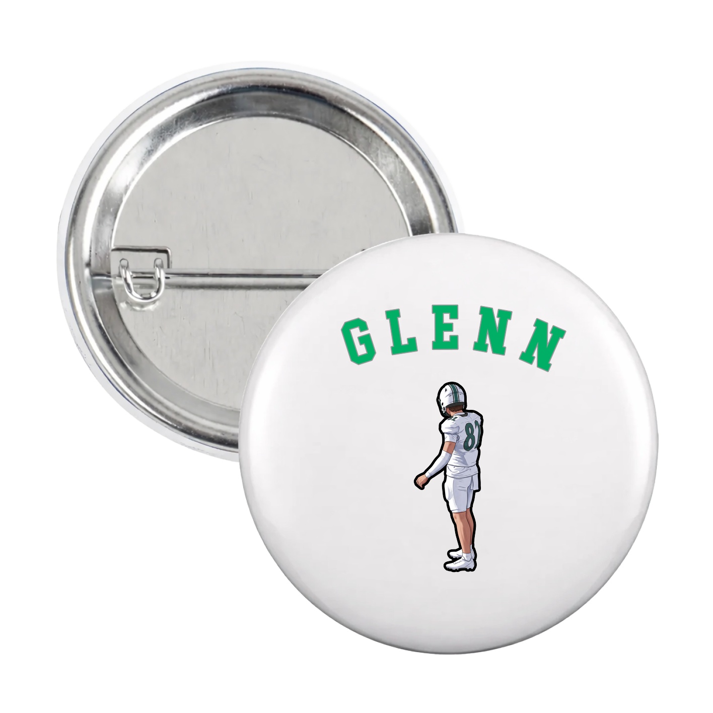 Game Day Button — Shirsey Arch in White
