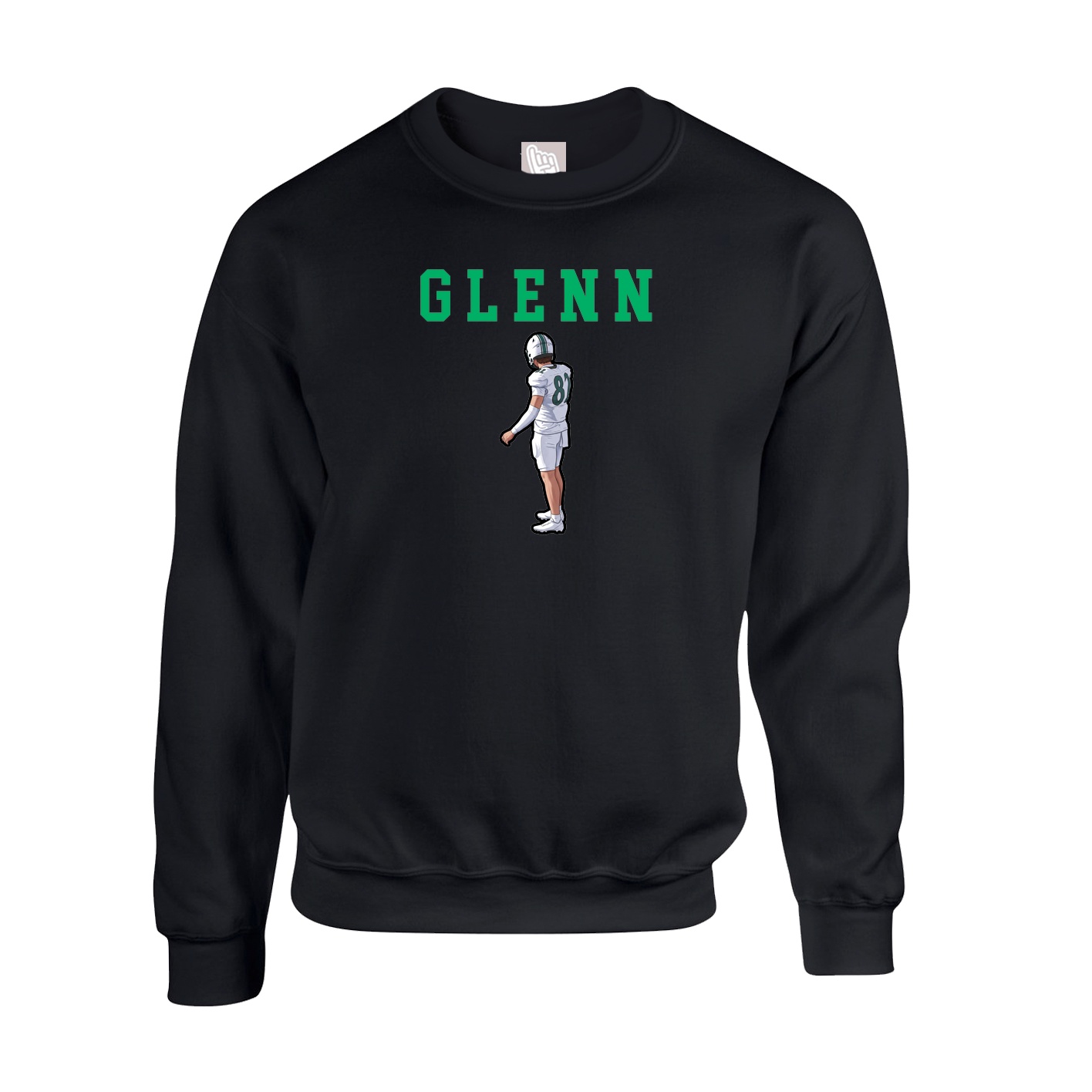 Fleece Crew — Shirsey in Black