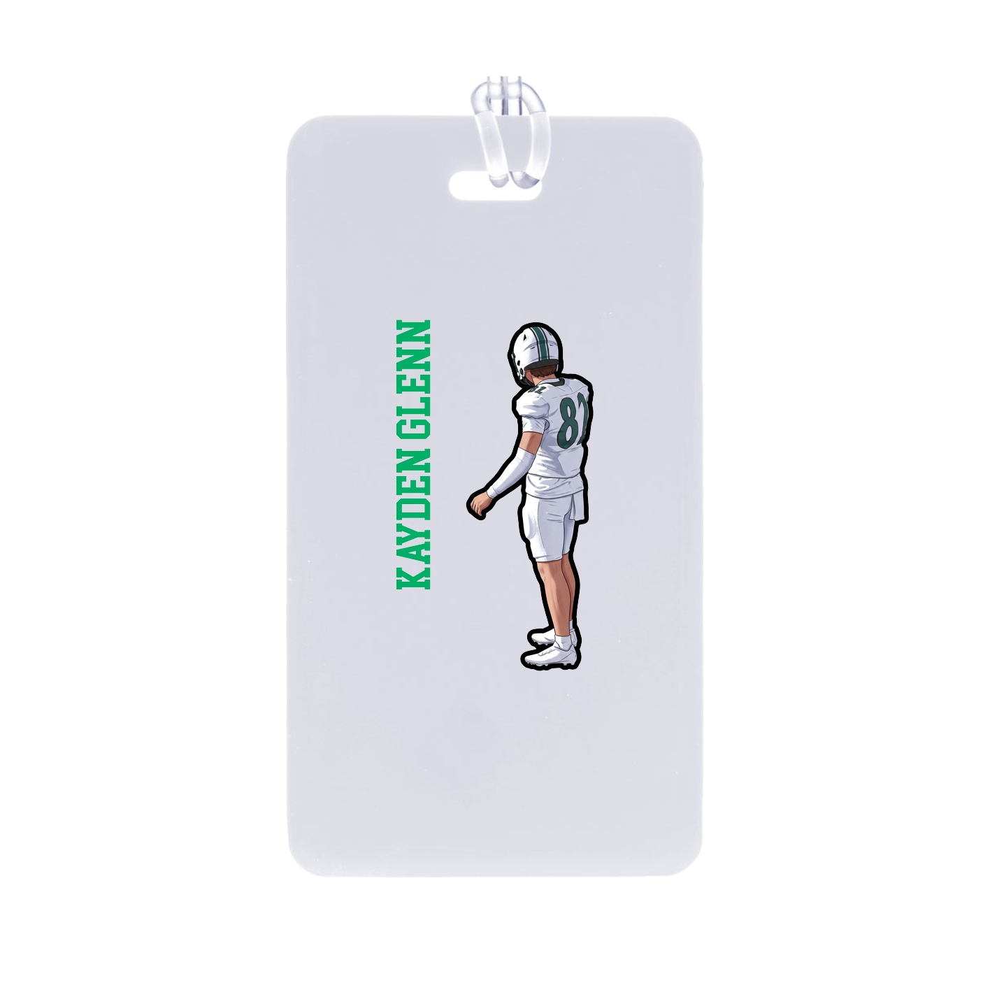 Bag Tag — Name Vertical in Classic