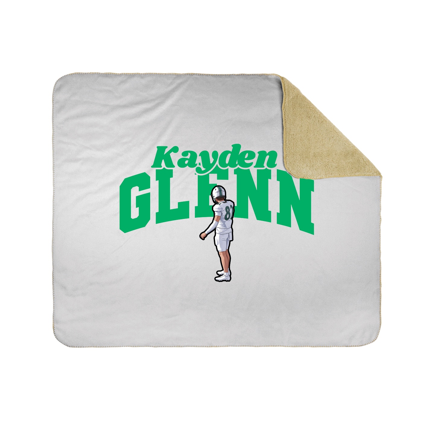Throw Blanket — Signature Arch in White