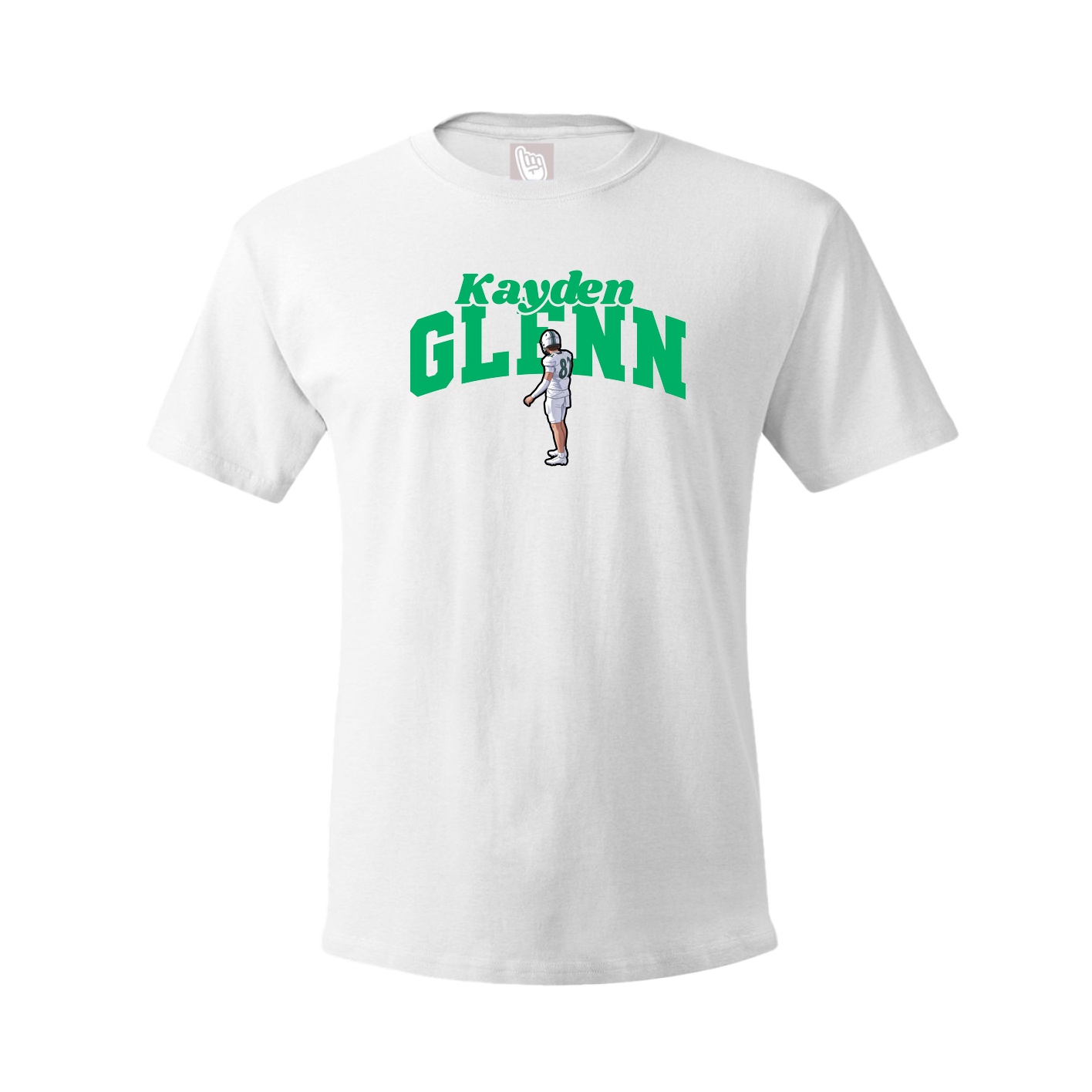 Youth Tee — Signature Arch in White
