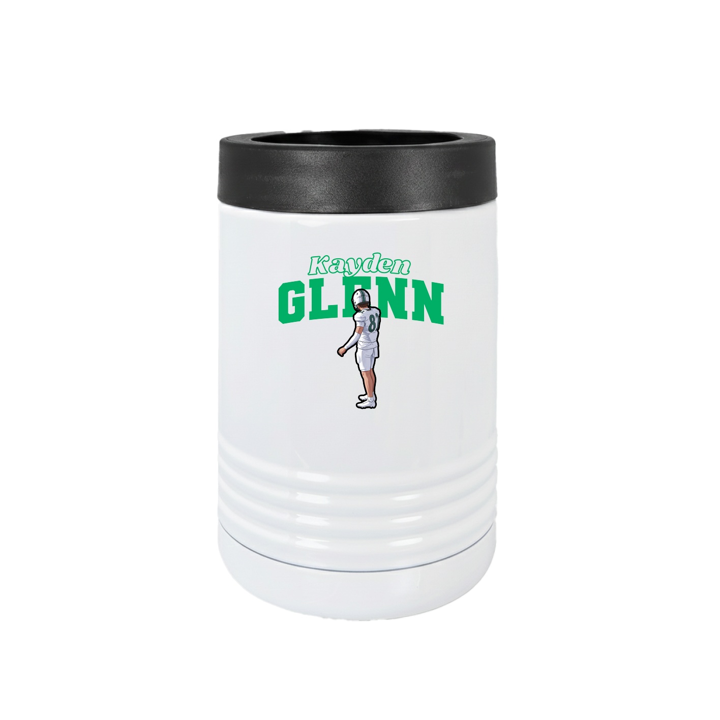 Beverage Holder — Name Arch in White