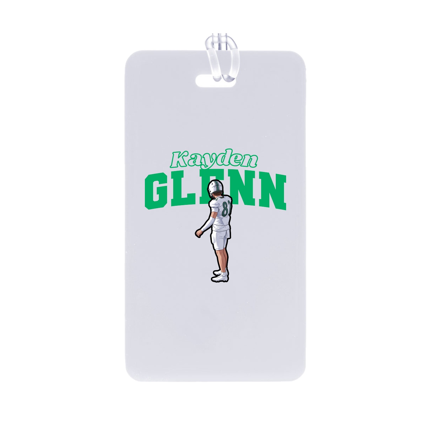 Bag Tag — Name Arch in Classic