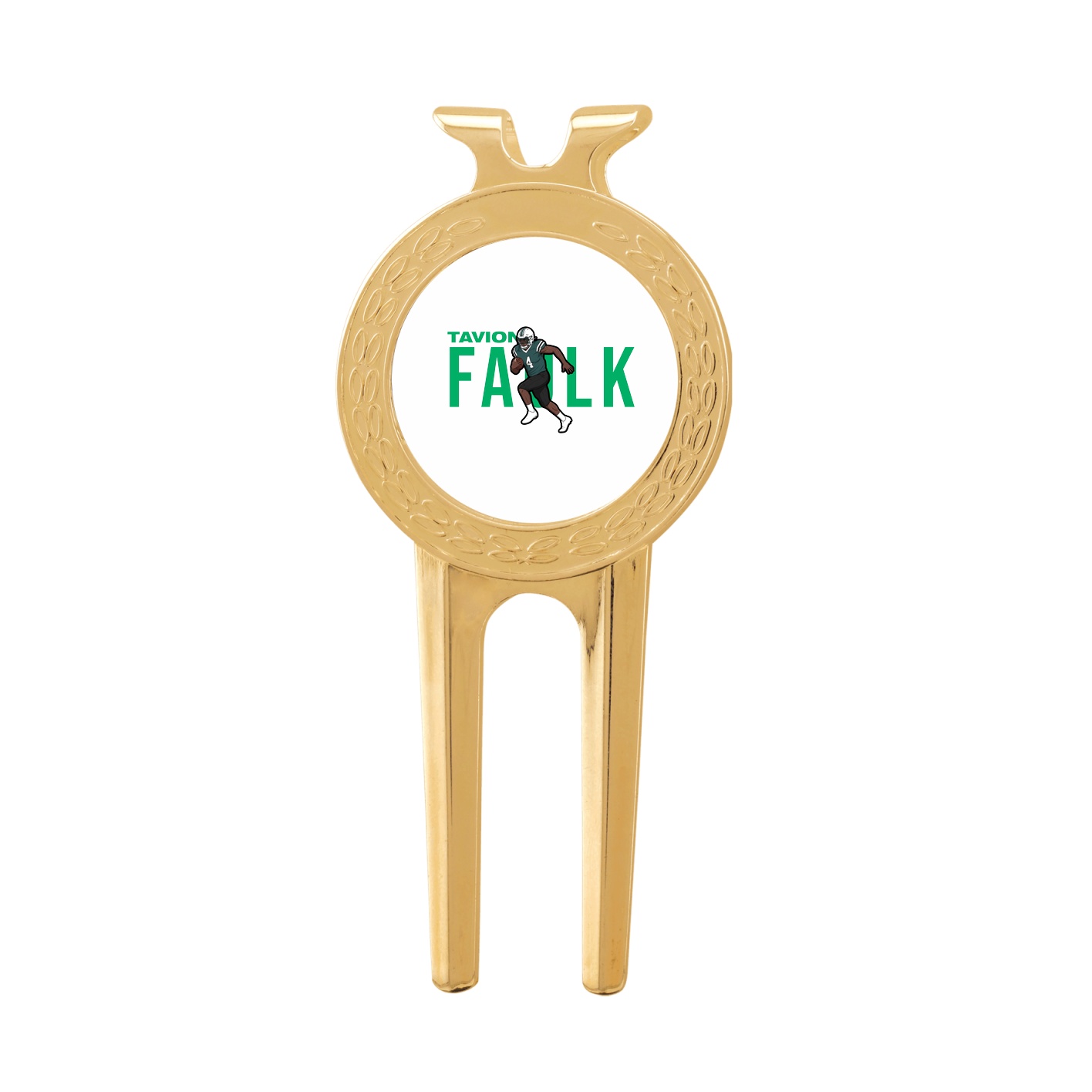 Divot Tool with Ball Marker — Player Name in Classic
