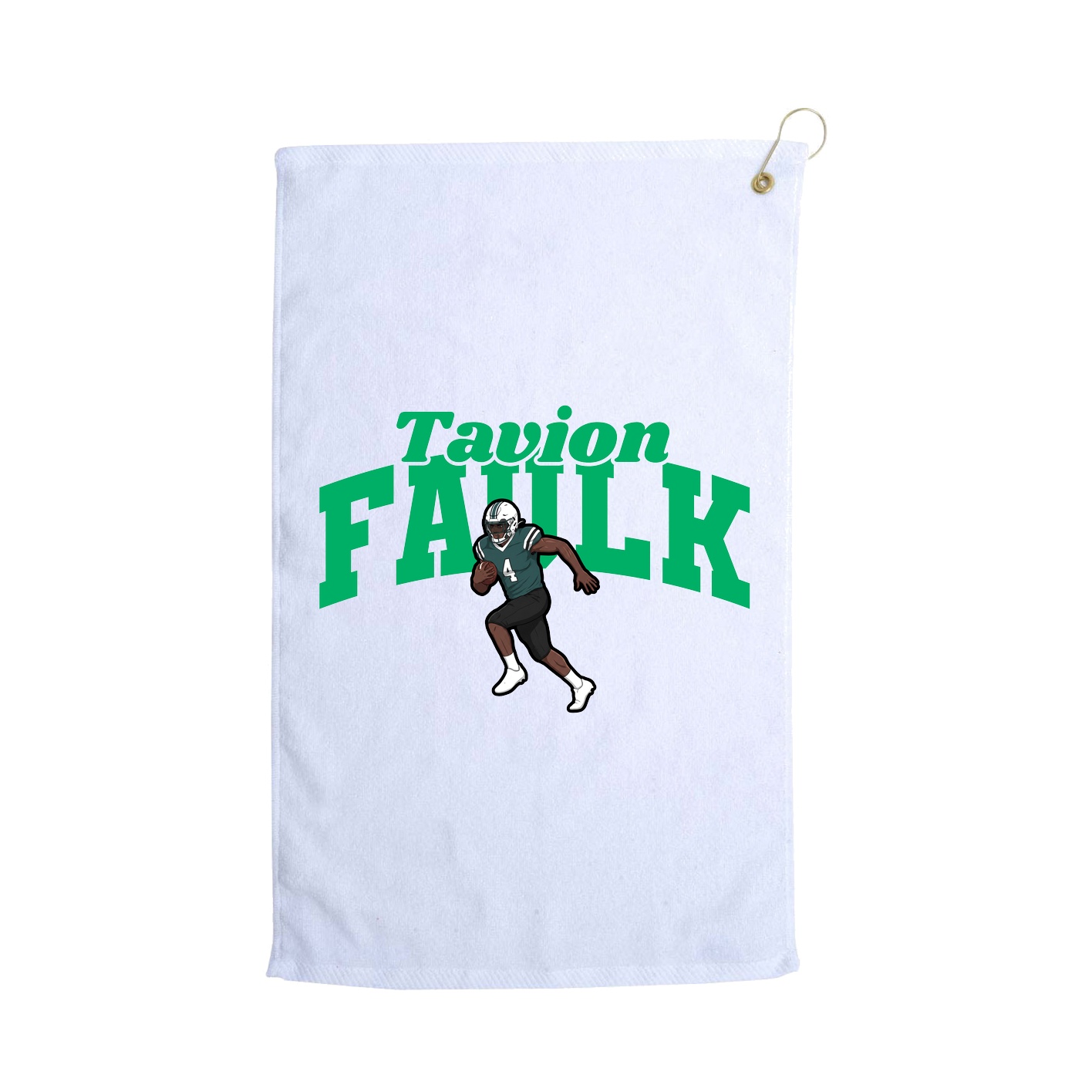 Golf Towel — Signature Arch in White