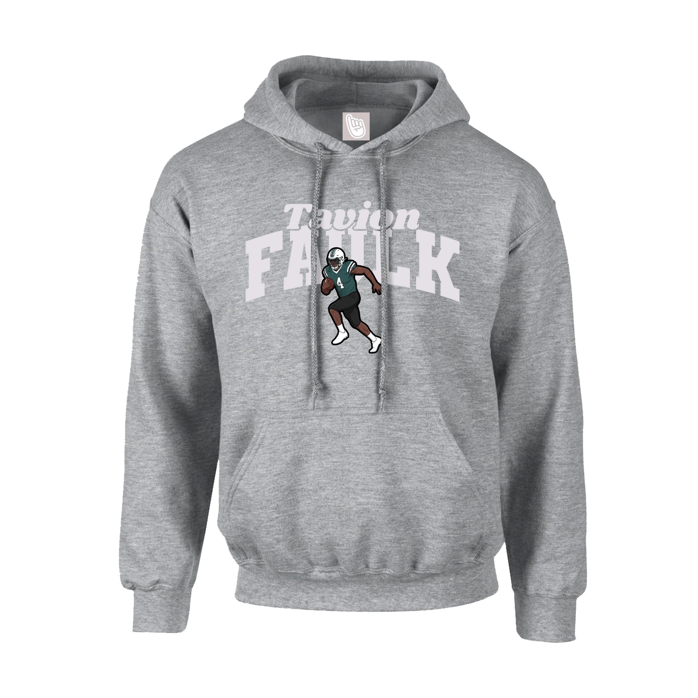 Hoodie — Signature Arch in Grey