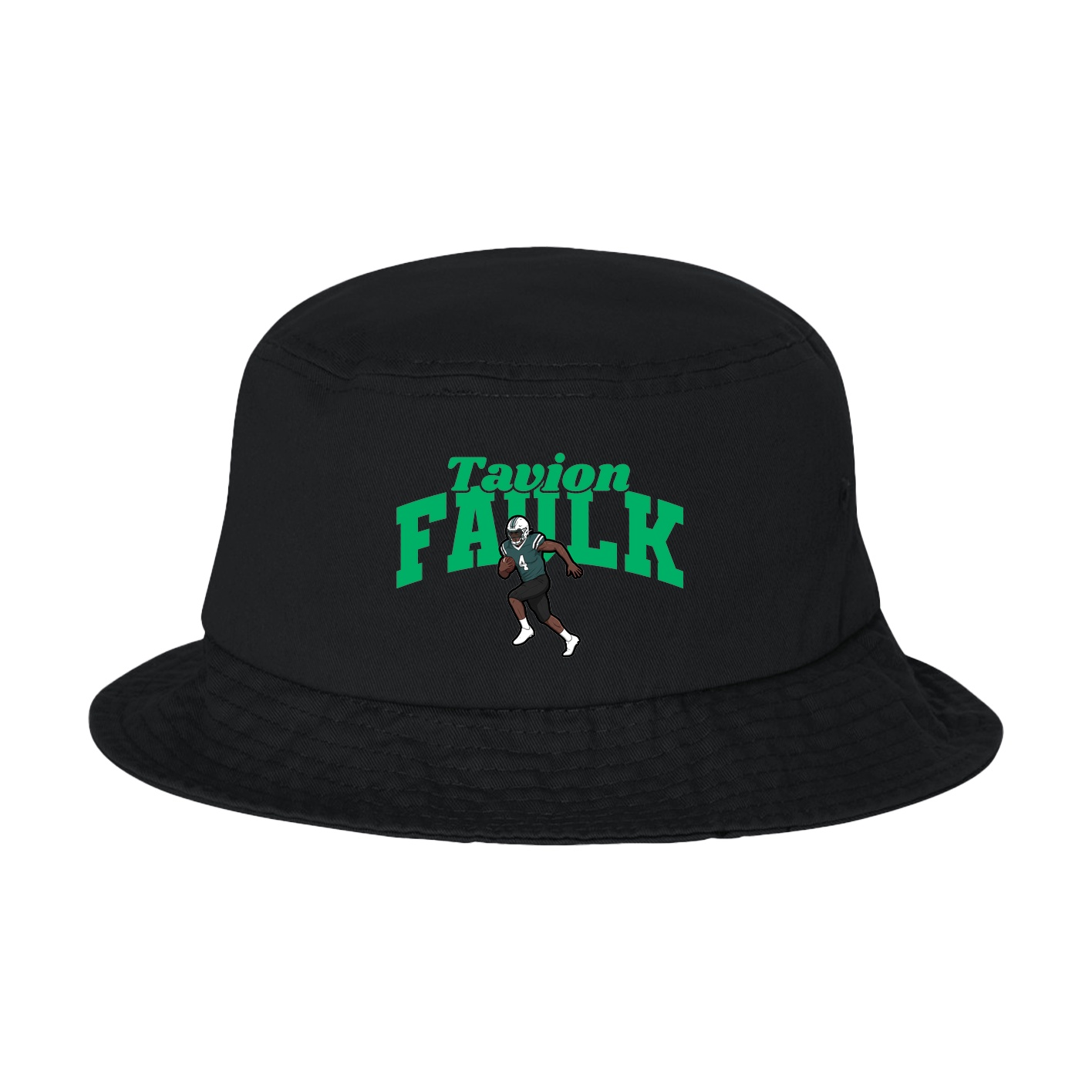 Bucket Cap — Signature Arch in Black