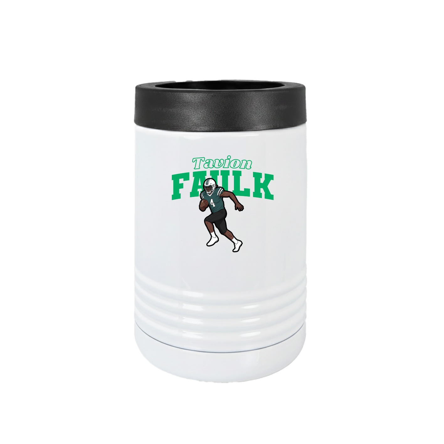 Beverage Holder — Name Arch in White