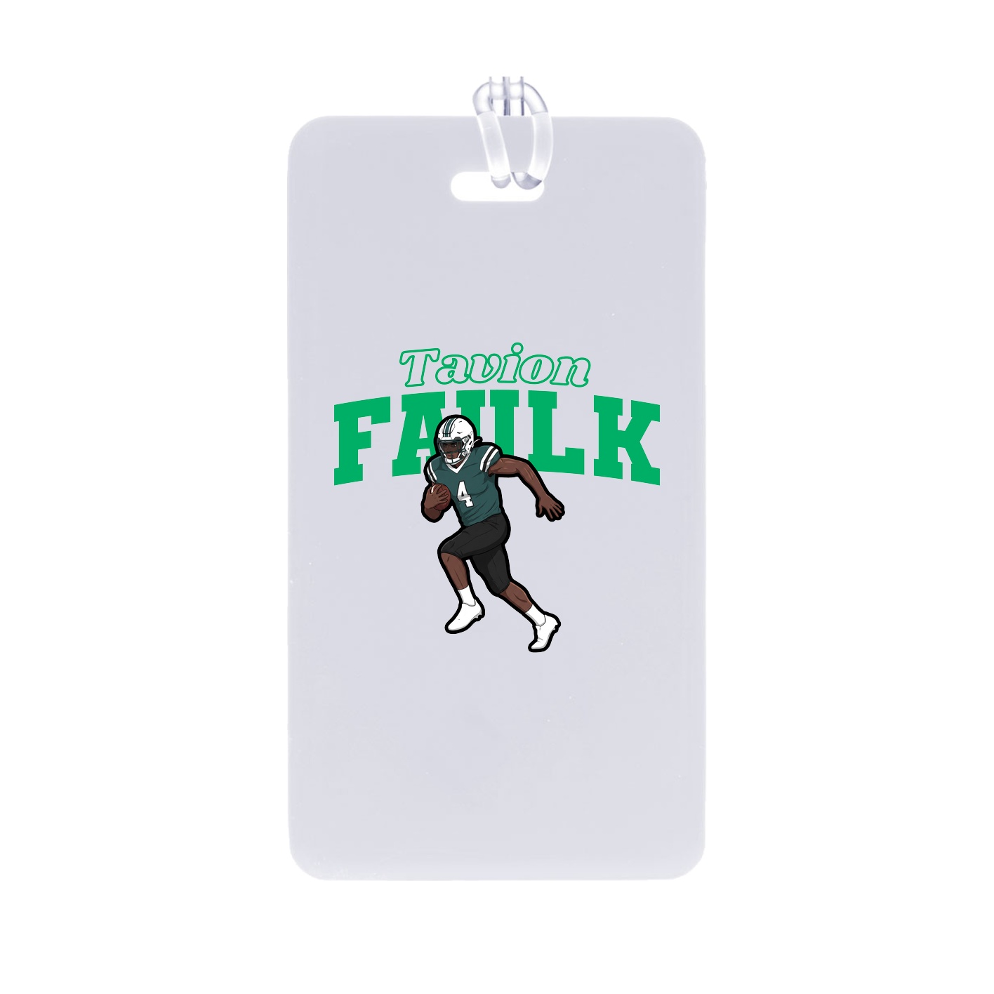 Bag Tag — Name Arch in Classic
