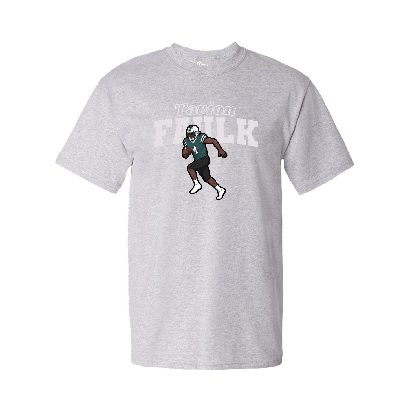 Tee — Name Arch in Grey