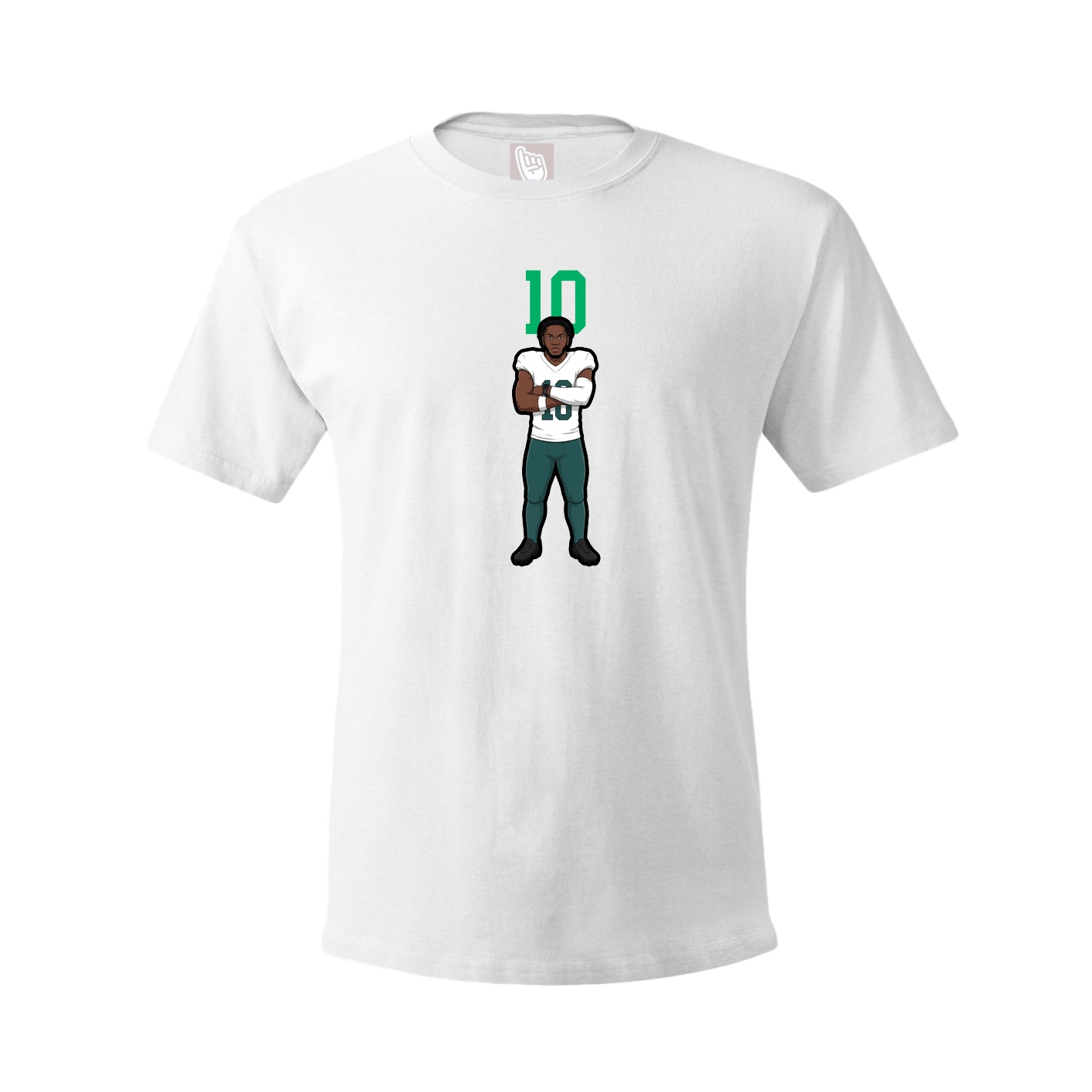 Tee — Number Top in White