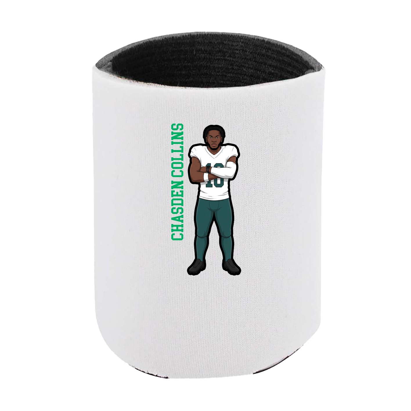 Can Holder — Name Vertical in White