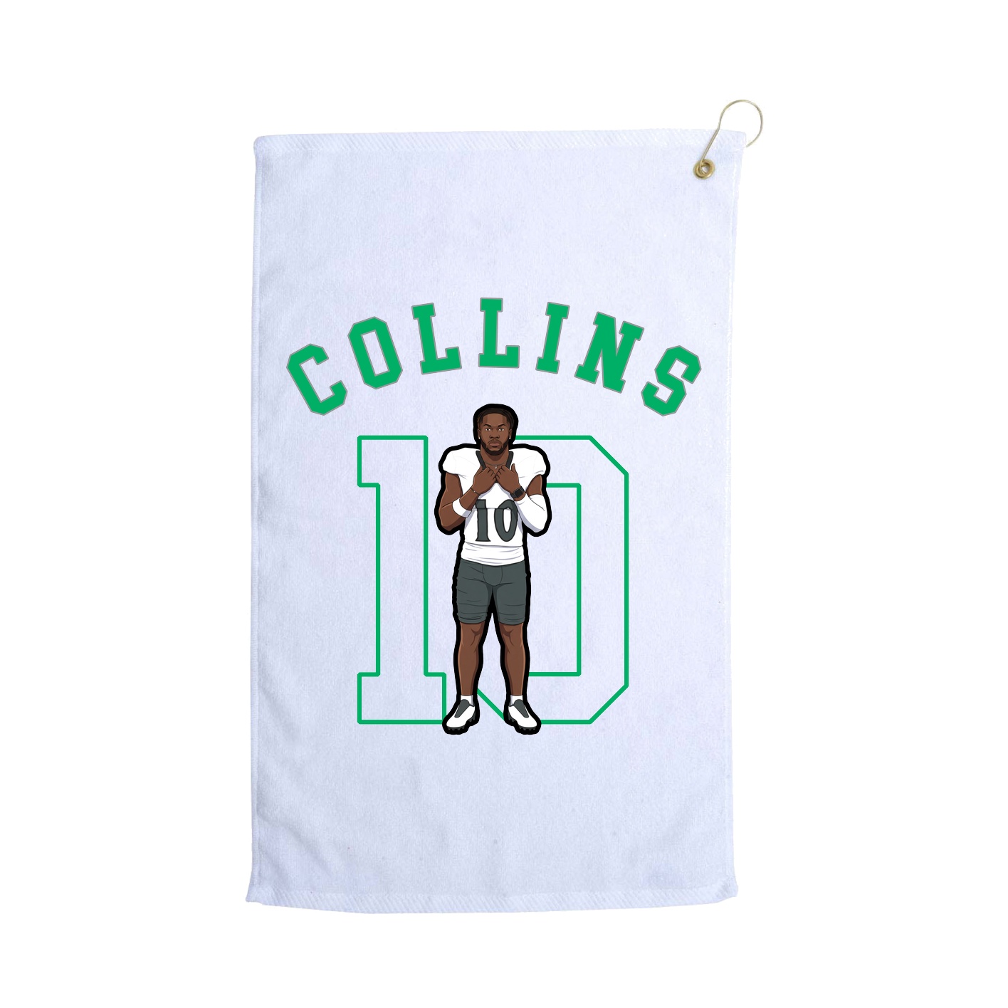 Golf Towel — Shirsey Arch in White