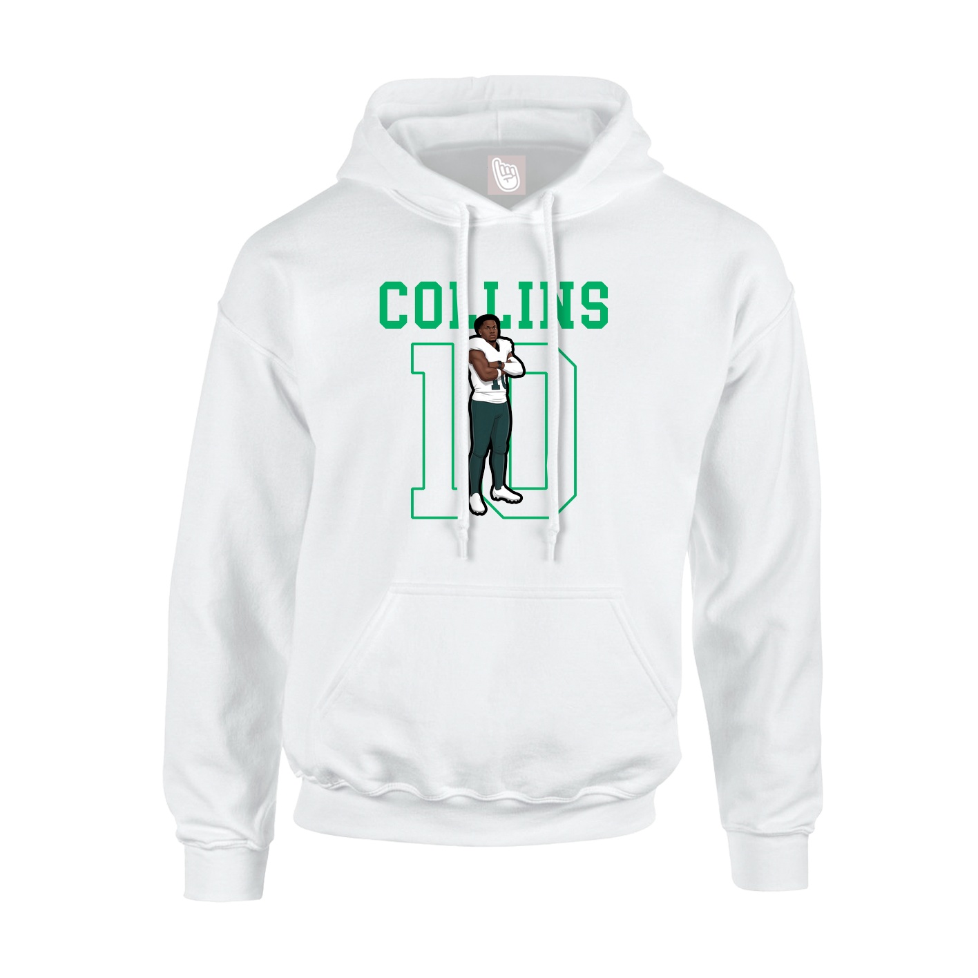 Hoodie — Shirsey in White