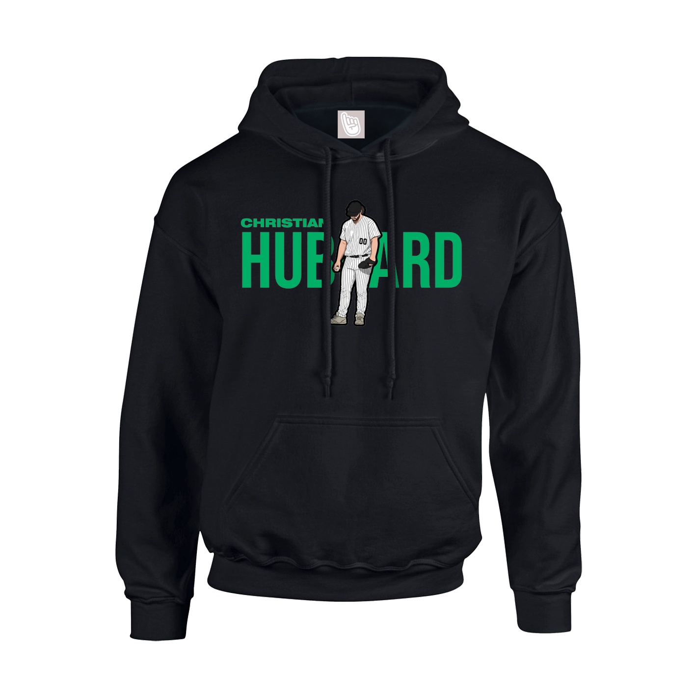 Hoodie — Player Name in Black