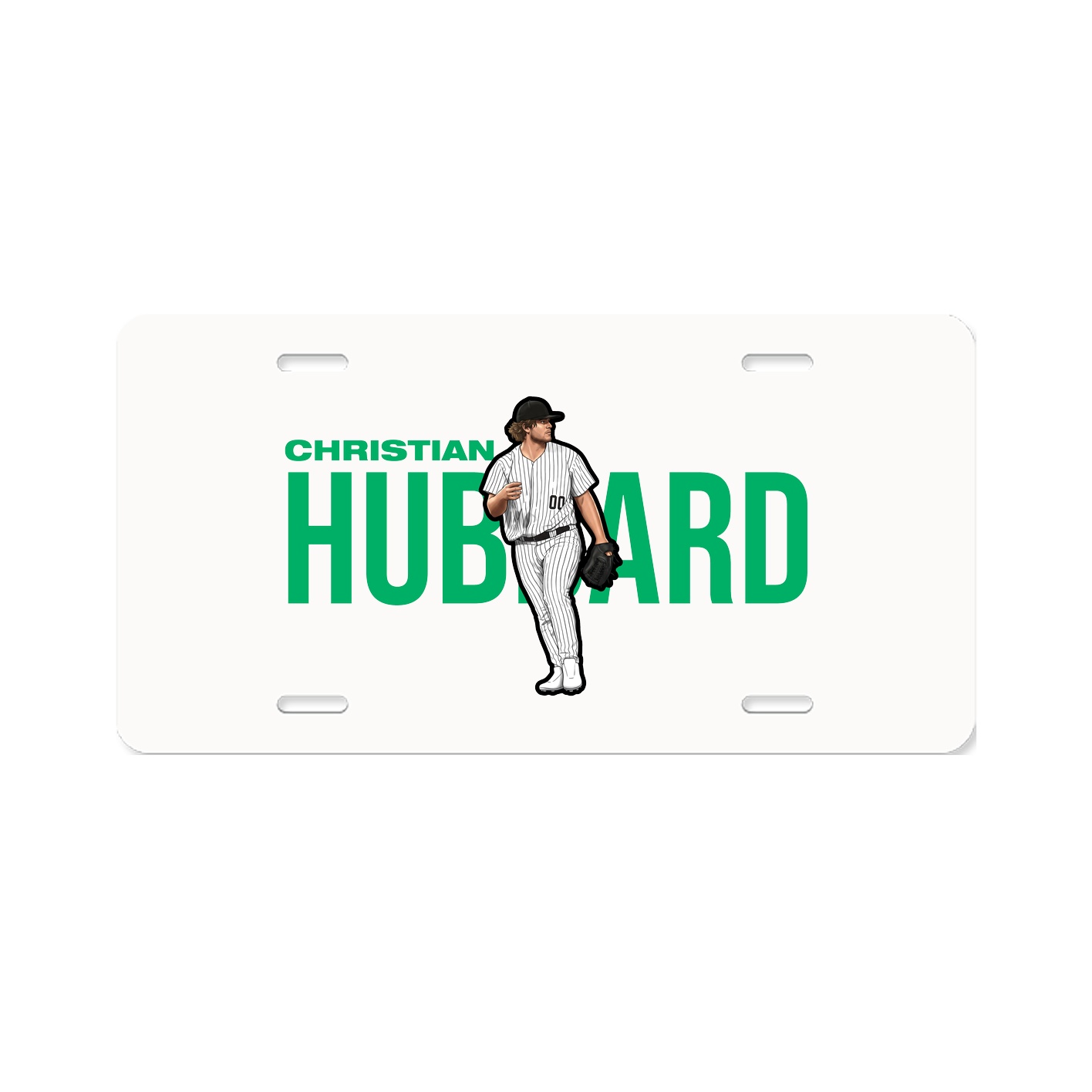 License Plate — Player Name in Classic