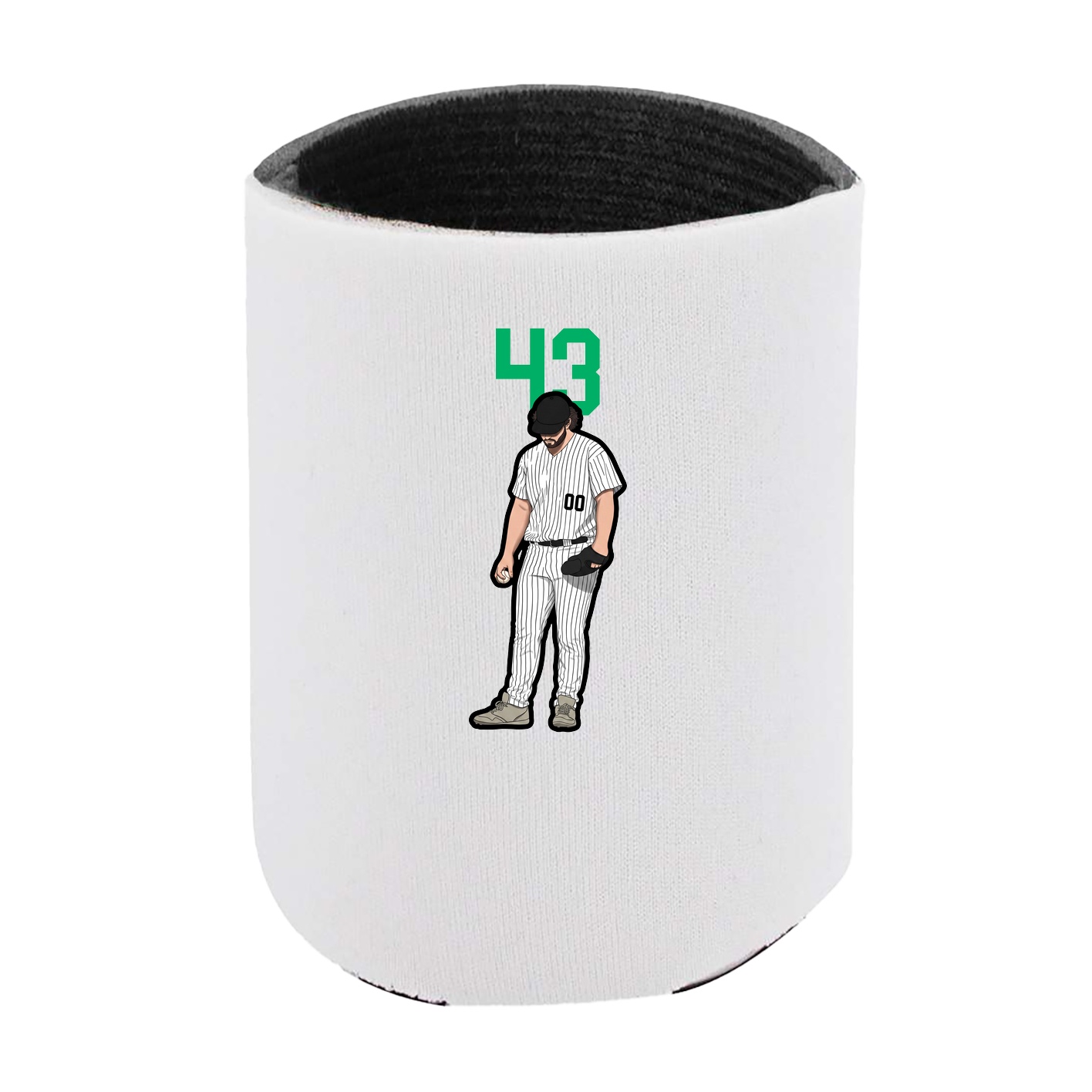 Can Holder — Number Top in White