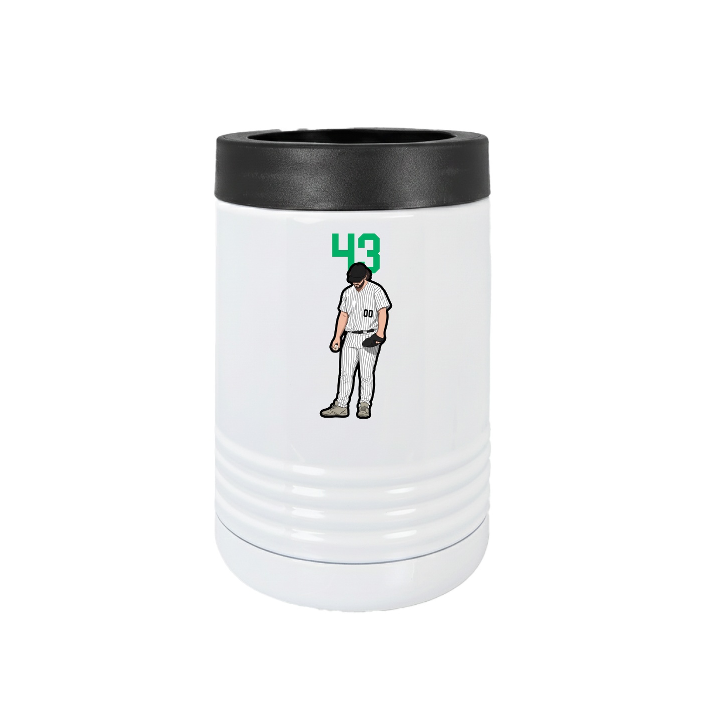 Beverage Holder — Number Top in White