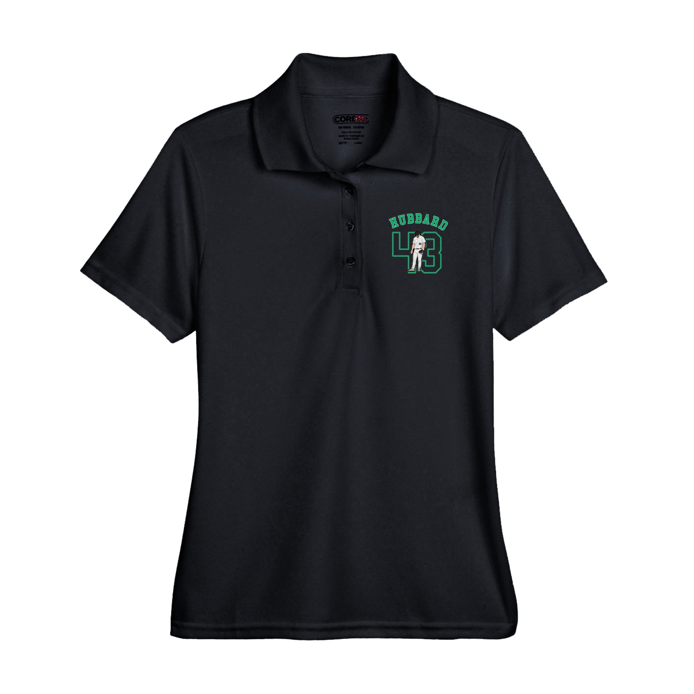 Performance Polo — Shirsey Arch in Black
